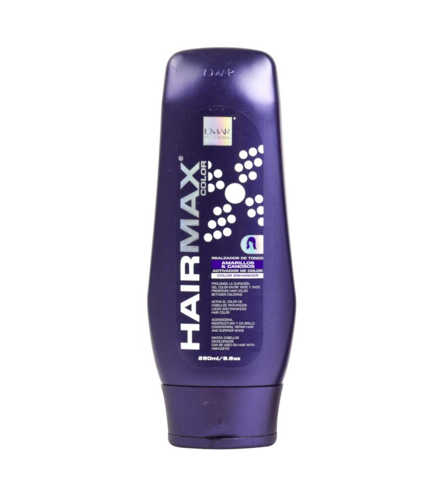 L'mar | Hair Max Cabello Rubio Matizante Pelo Amarillo o Canoso Matizador Natural | Nuance Preserve Hair Color Lmar 9.6oz-290ml