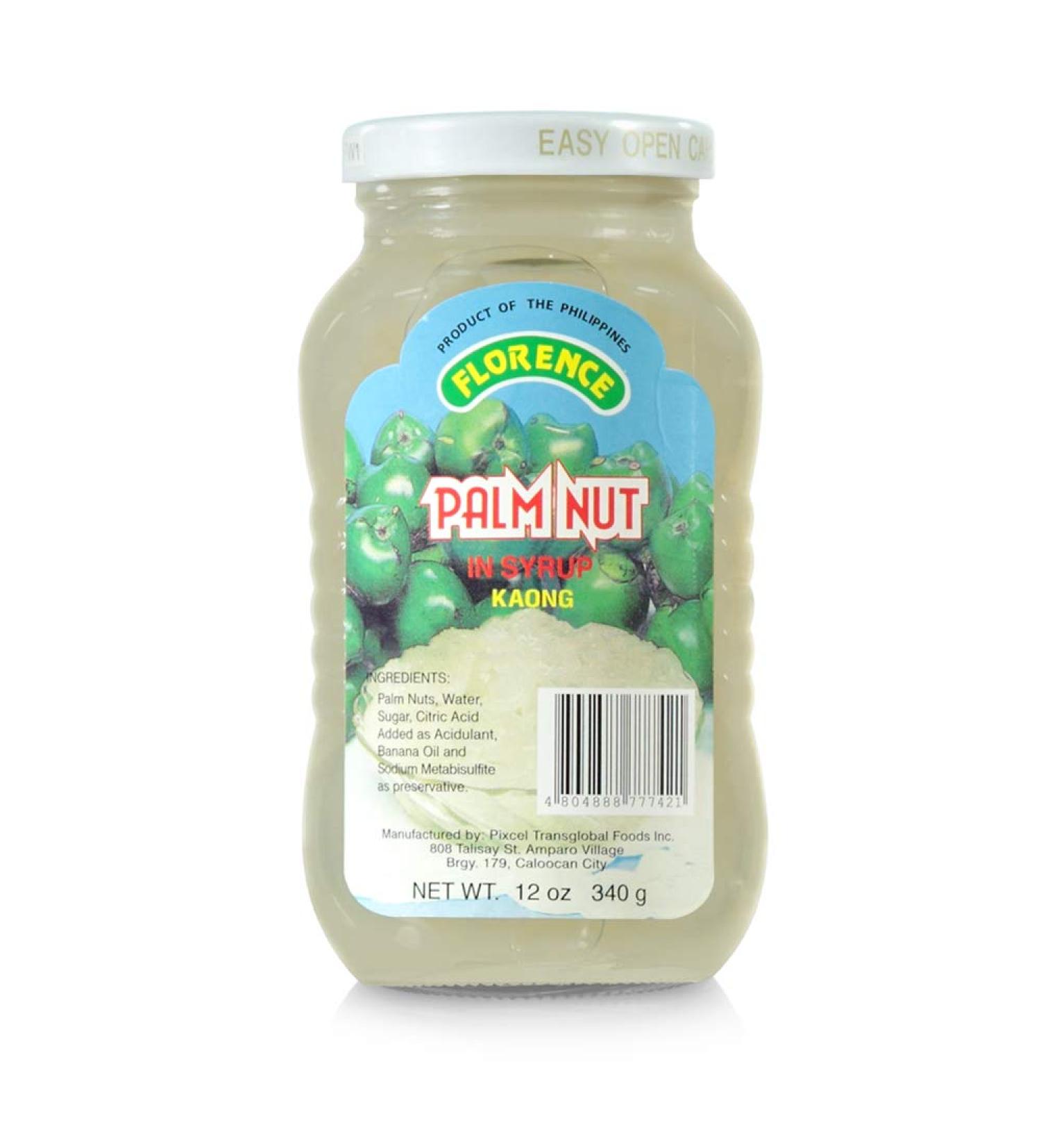 Florence Palm Nut in Syrup Kaong 340g - 2 Pack | Premium Quality Dessert Ingredient - Buy Online on GoSupps.com