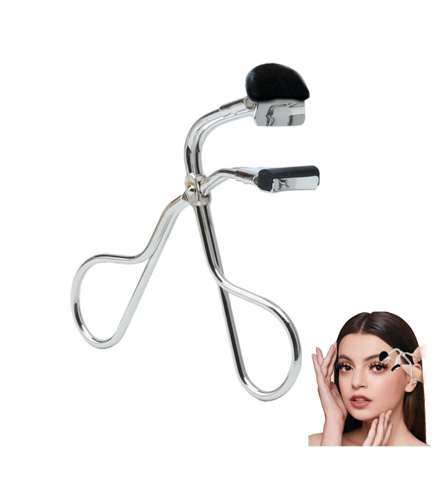 Mini Eyelash Curler for Lash Extensions | Silicone Strip Eye Protection | Portable Makeup Tool for Short Lashes & Precision Clamping - Buy Online on GoSupps.com