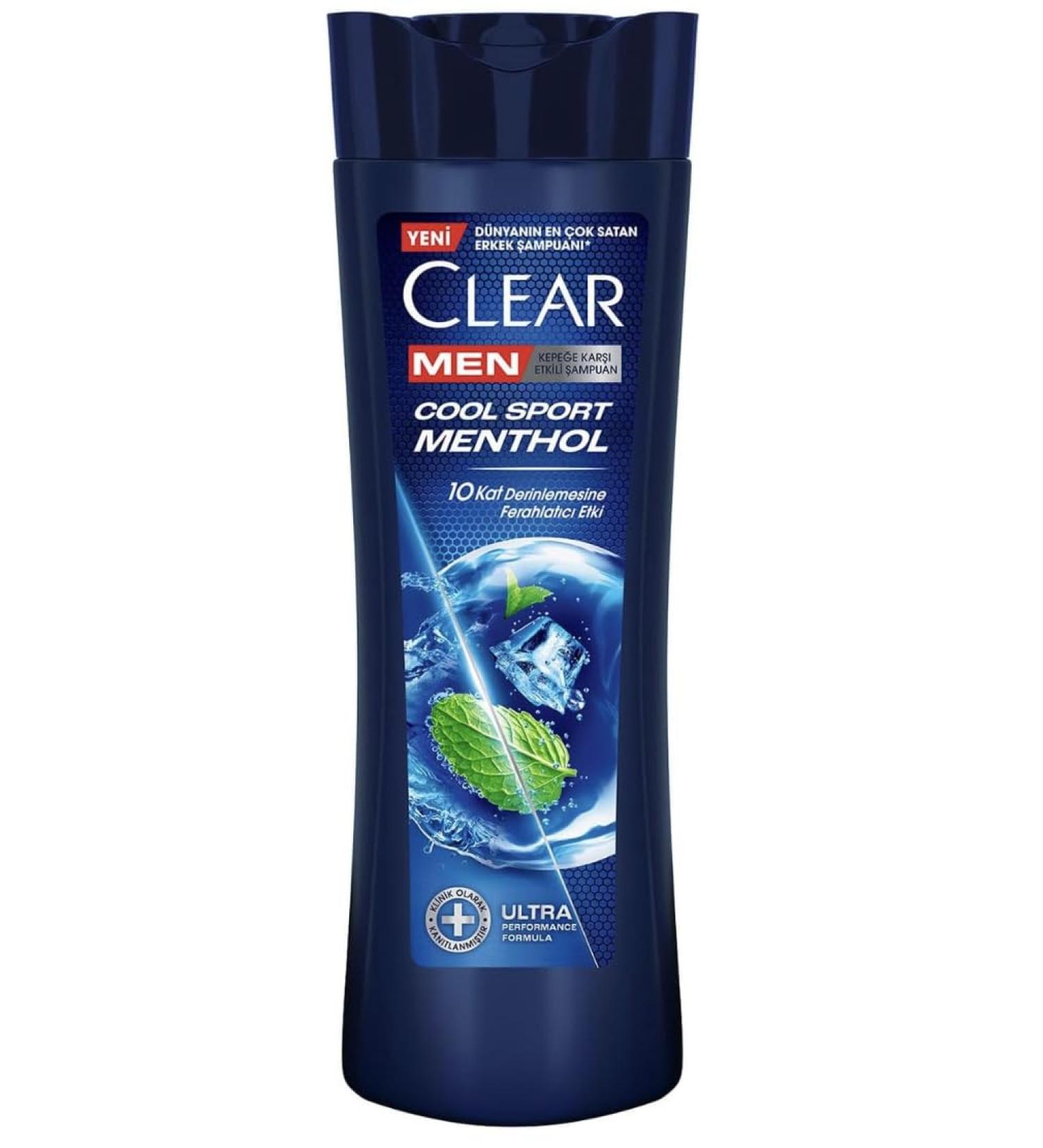 Buy NEW Clear Men Anti-Dandruff Shampoo - Cool Sport Menthol 350 ml | Refreshing Menthol Effect for International Shipping - Buy Online on GoSupps.com