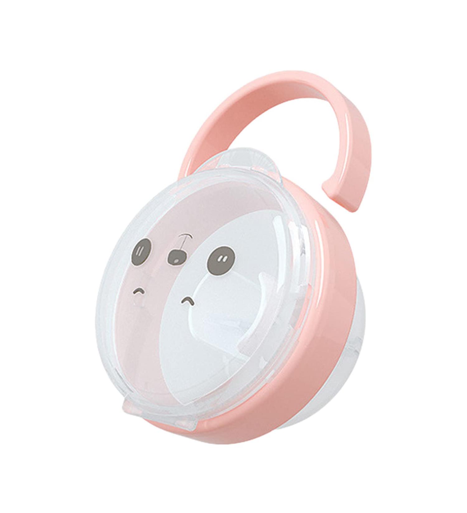 Transparent Silicone Baby Pacifier Storage Box | Portable Dummy Container | Anti-Bacterial Toddler Nipple Envelopes for Travel - Buy Online on GoSupps.com