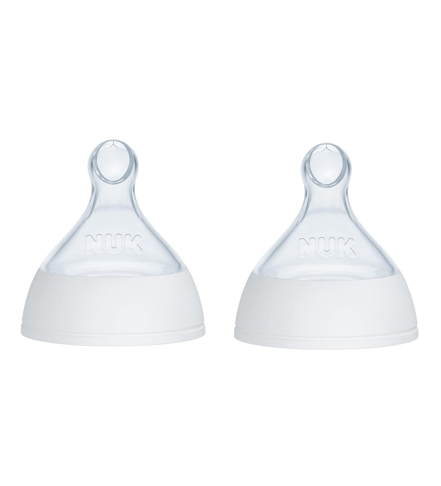NUK Smooth Flow Pro Anti Colic Baby Bottle Replacement Nipples 2-Pack - Buy Online on GoSupps.com