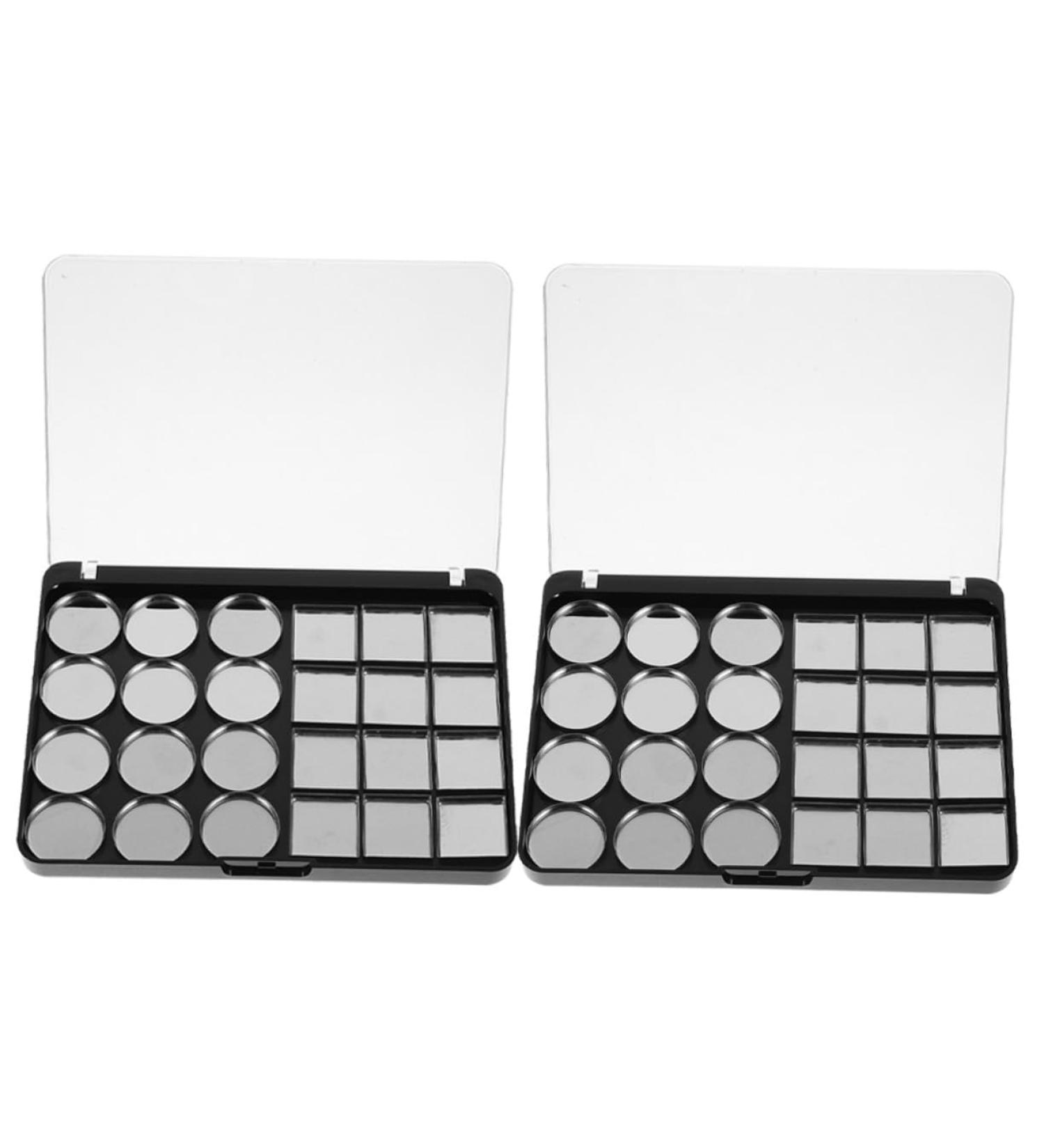 Palette de Maquillage Magn tique Vide 2 Pi ces 24 Fentes M tallique Compacte pour Fards Paupi res Professionnelles Usage Voyage - Buy Online on GoSupps.com
