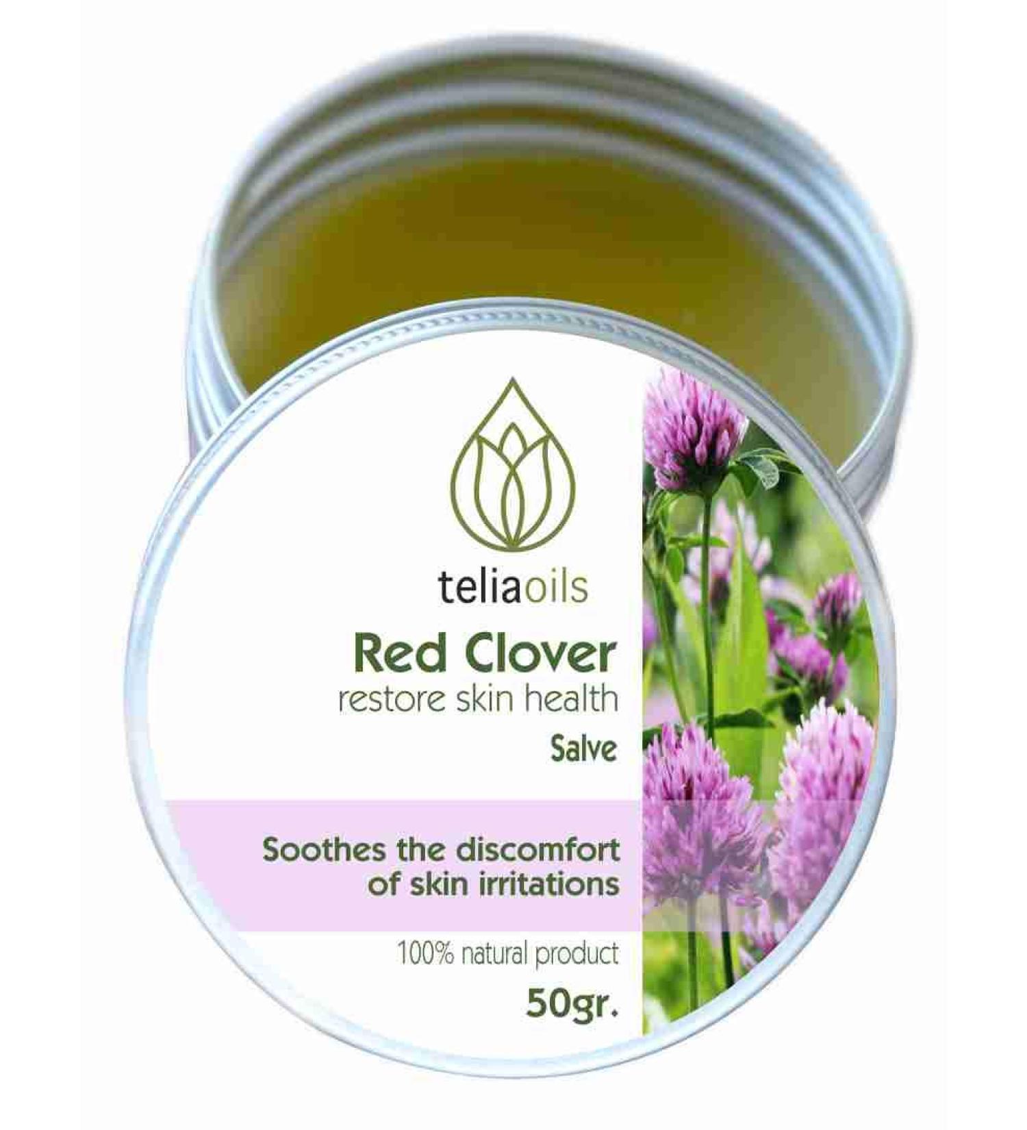 Teliaoils Red Clover salve 100% Pure & effective all herbal 30ml