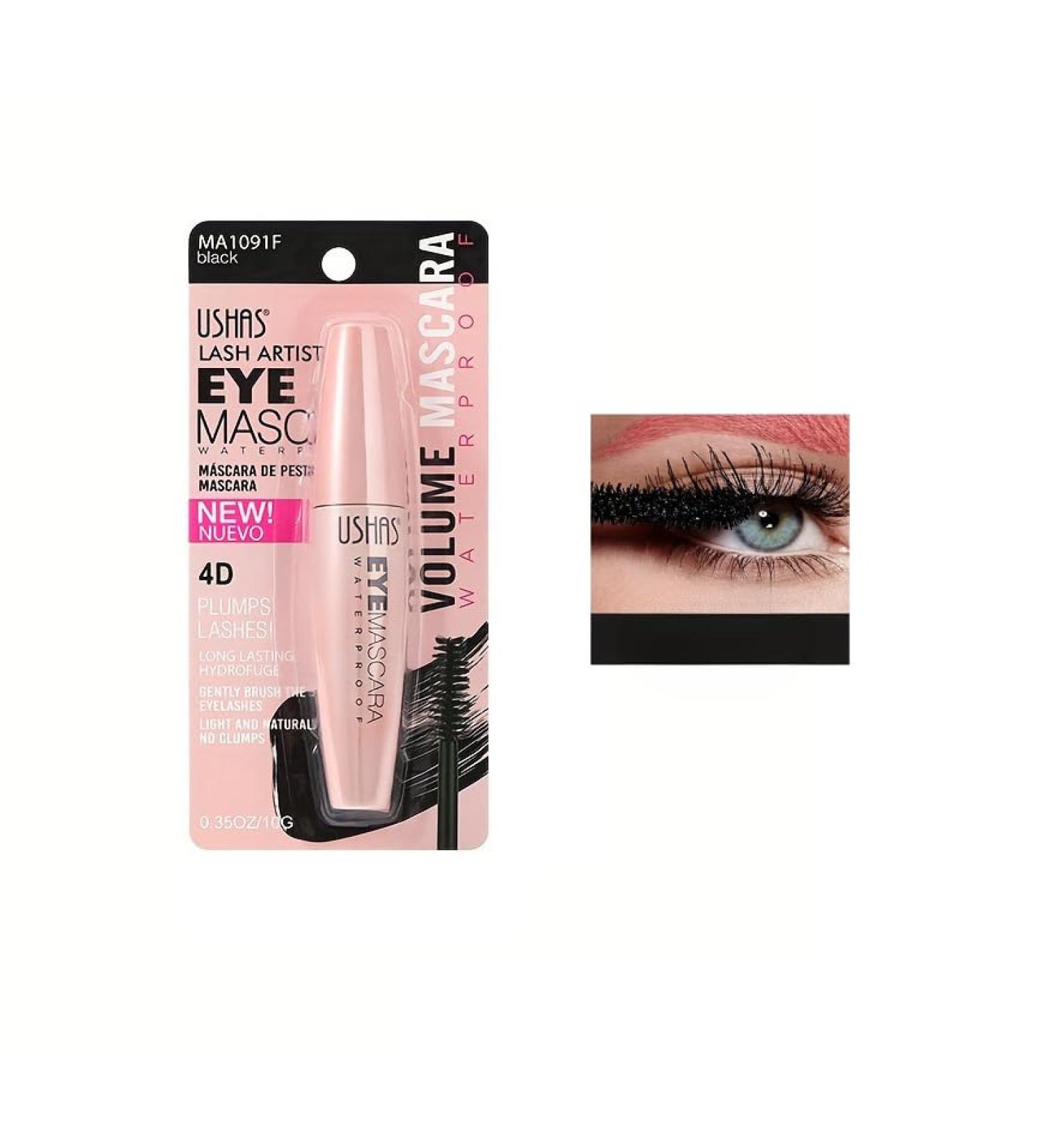 Waterproof Mascara For Lengthening Volumizing Moisturizing Mascara Makeup Long-Lasting Softer Fuller Lashes Amplify Smudge-Proof Eyelash Mascara 0.35Oz (Mascara cream*1) - Buy Online on GoSupps.com