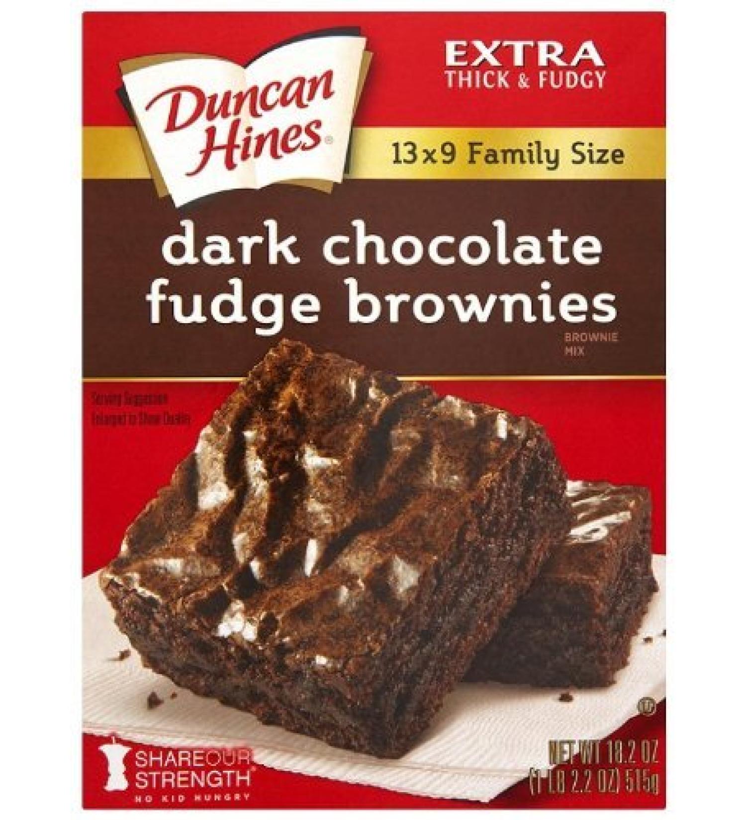 Duncan Hines Brownie Mix, Dark Chocolate Fudge (3 Pack) Chocolate 1.13 Pound (Pack of 3)
