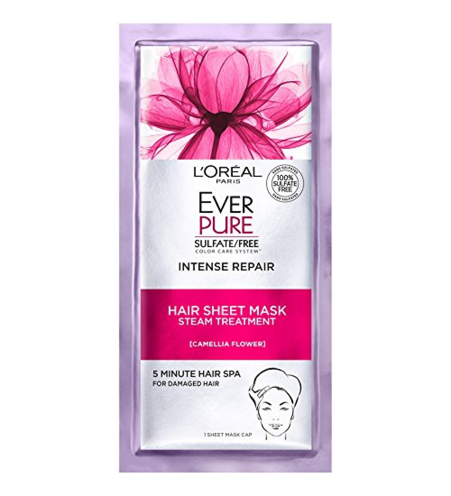 L'OrÃ©al Paris Hair Care EverPure Intense Repair Hair Sheet Mask - Buy Online on GoSupps.com