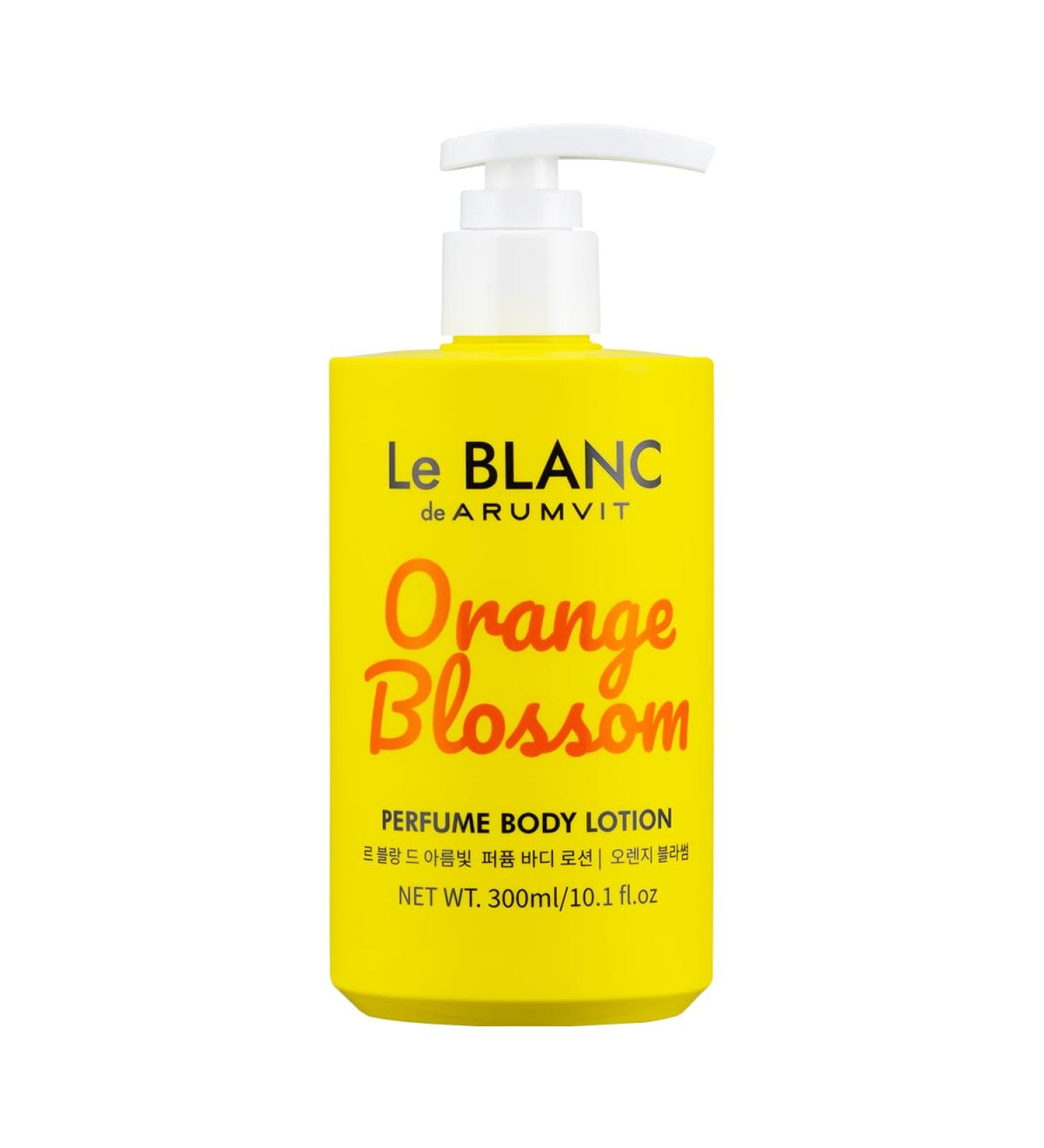 Le BLANC Perfume Body Lotion Six lux Long-Lasting Fragrances Vegan Deep Non-Sticky Hydration Mild & Soothing 10.1 fl oz Daily Moisturizer All Skin Types (Orange Blossom 10.1 fl oz) - Buy Online on GoSupps.com