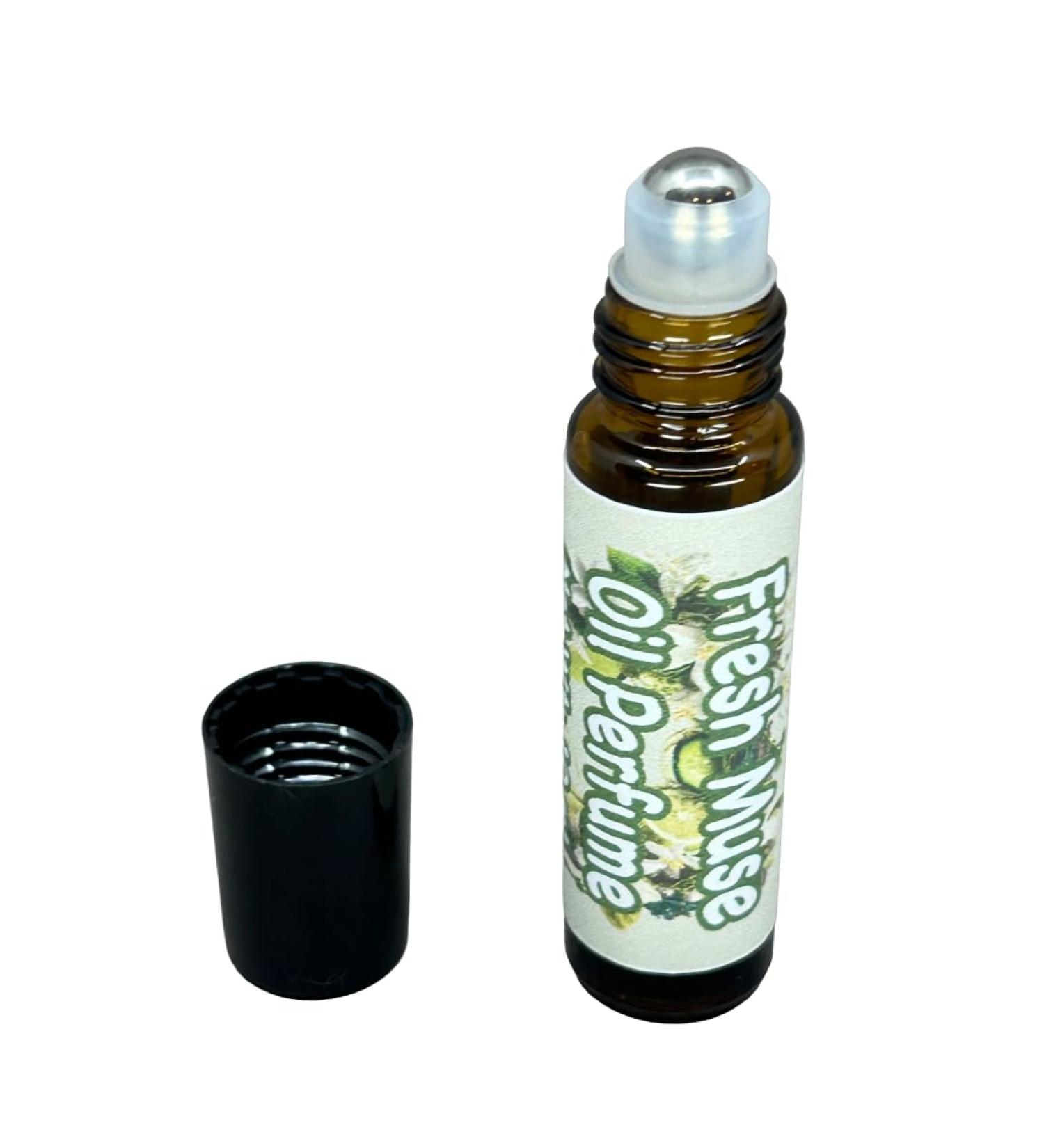 Q R Fresh Muse Perfume Oil Roll-On Cucumber Melon Grapefruit Green Tea & Neroli 20% Essential Oil with 80% Jojoba Oil Alcohol-Free Clean Citrus-Floral Scent Natural Fragrance 10ml P019A - Buy Online on GoSupps.com