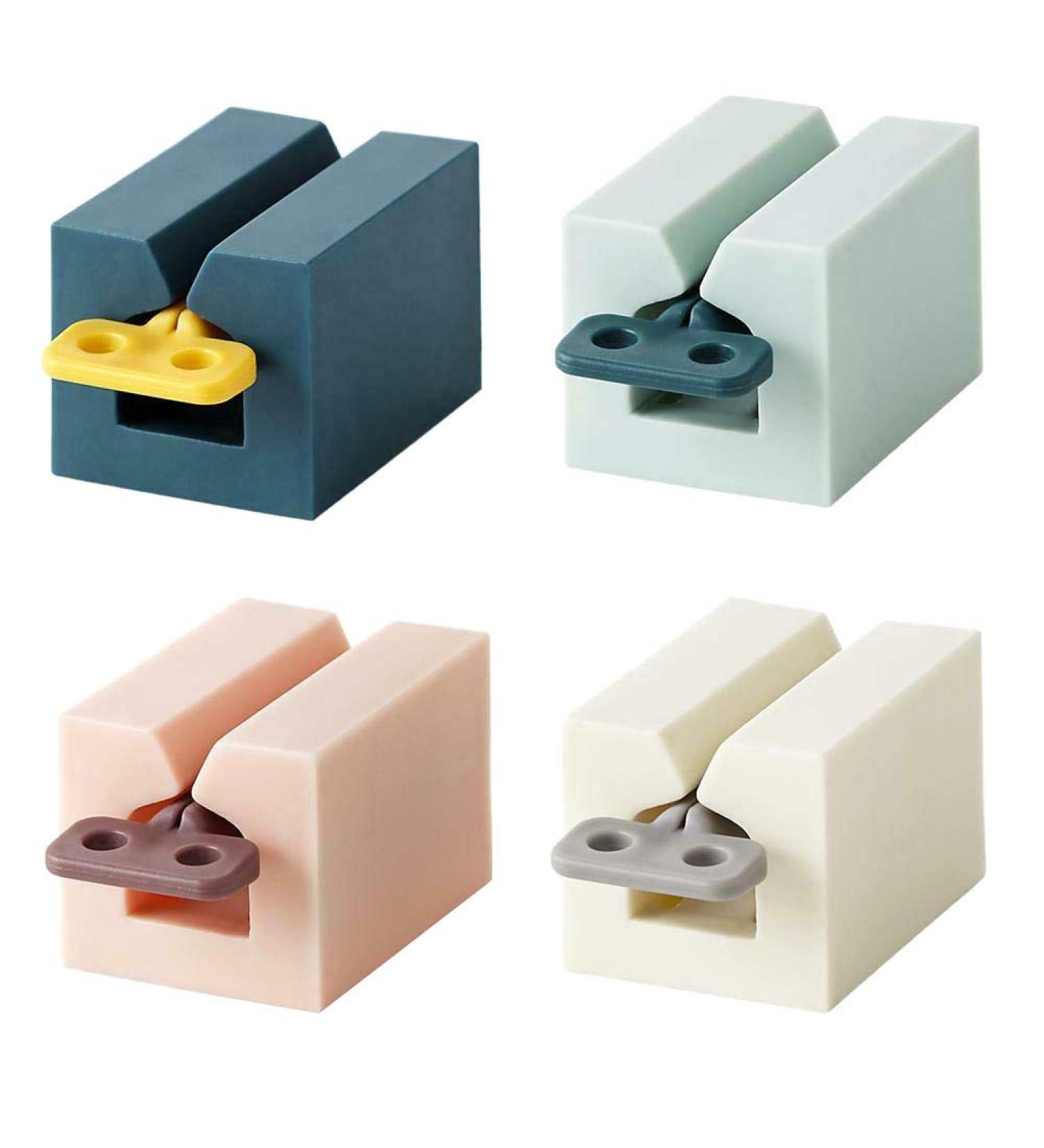 Soaying 4Pcs Multifunctional Toothpaste Tube Squeezer Plastic Tooth Paste Holder Dispenser - Buy Online on GoSupps.com
