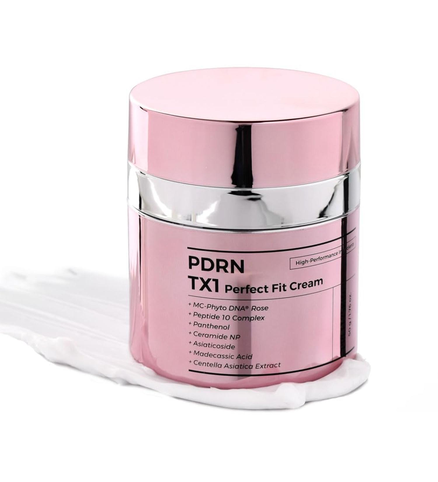 PRETTYSKIN Vegan PDRN Elasticity Cream 21% Rose Derived PDRN + 10 Peptides + SNOW SP Patent + TECA Moisturizing Facial Cream for Firm-Looking Skin 1.76 oz. (PDRN TX1) - Buy Online on GoSupps.com