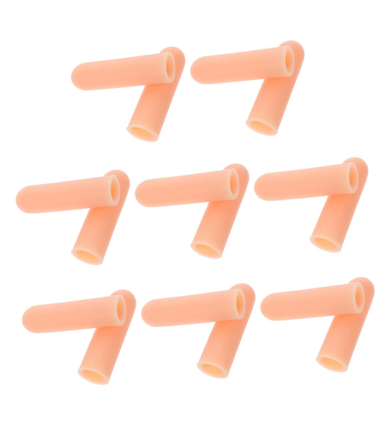8 Pairs Finger Covers - Cutting Finger Tip Protectors Sleeves Guards | 1.5x1.5cm - International Shipping Available - Buy Online on GoSupps.com