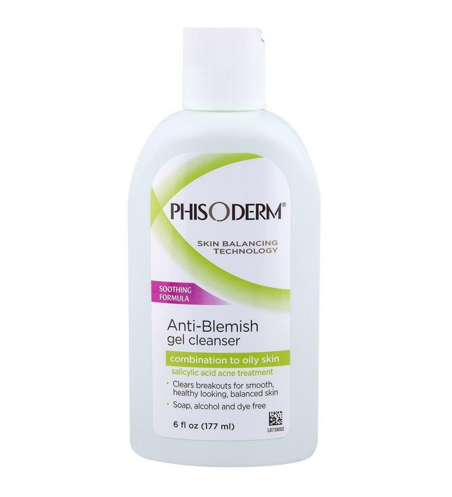 pHisoderm Anti-Blemish Gel Cleanser 6 Fluid Ounce (Pack of 9)