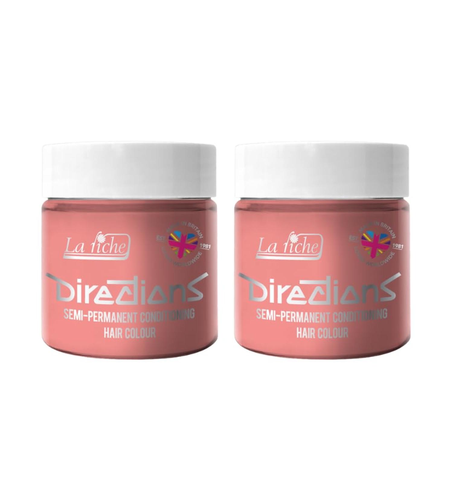 La Riche Directions Semi-Permanent Hair Color 100 ml Jar 2-Pack (Pastel Pink) Pastel Pink 100 ml (2-Pack)