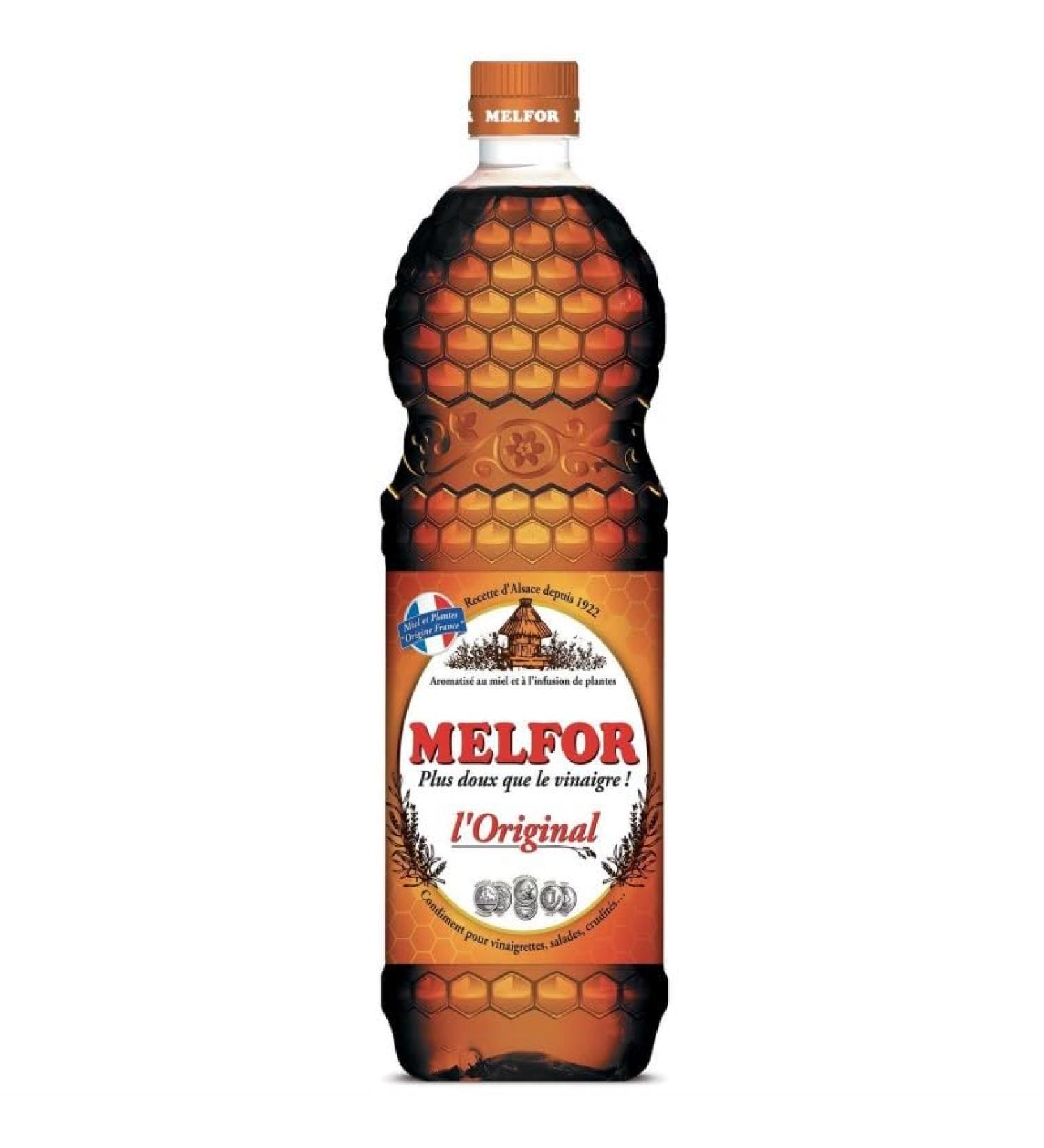 Melfor Miel de Sapin l'Original 1000g - Vinaigre de Miel D licieux Cat gorie : picerie Gourmet Huiles & Vinaigres Naturels - Le Lot De 4