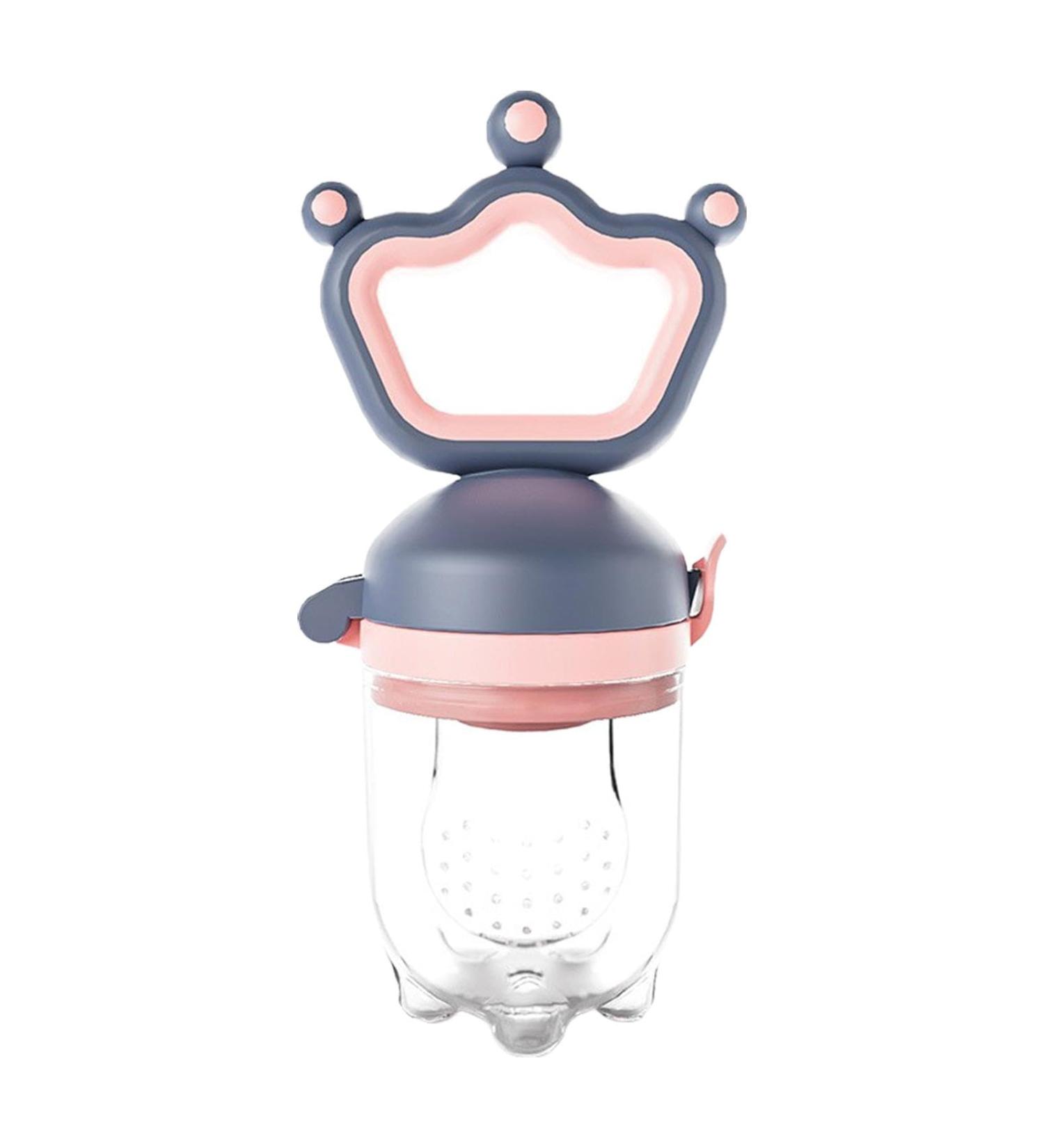 Durable Silicone Baby Fruit Pacifier & Feeding Accessories - Safe Fruit Bite Toys in Blue - Buy Online on GoSupps.com