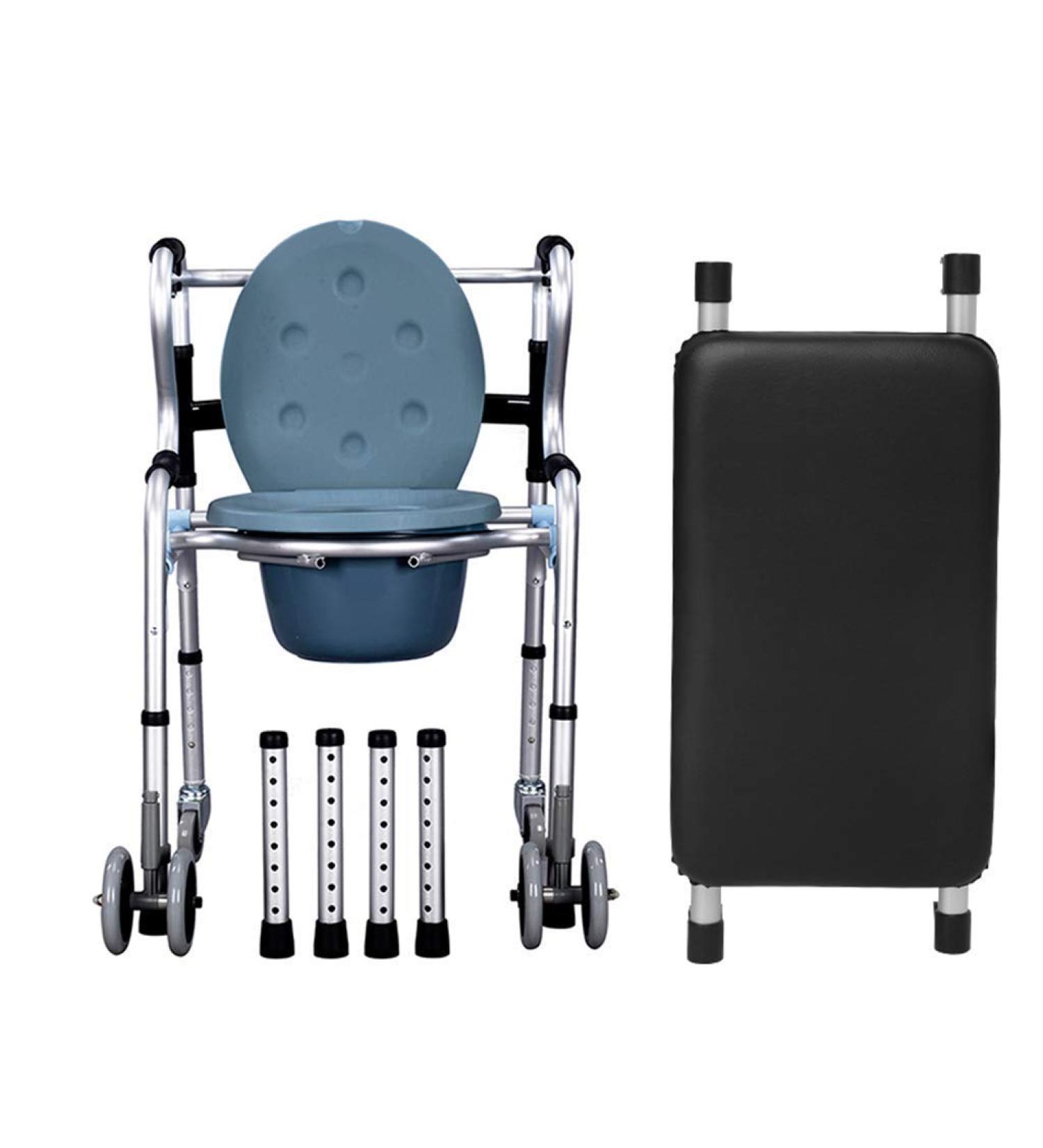 Walker Standing Rehabilitation Toilet seat with Walker Toilet Walker Pulley with Seat Walk Armrest Bath Crutch Good Times 4 Wheels - Buy Online on GoSupps.com