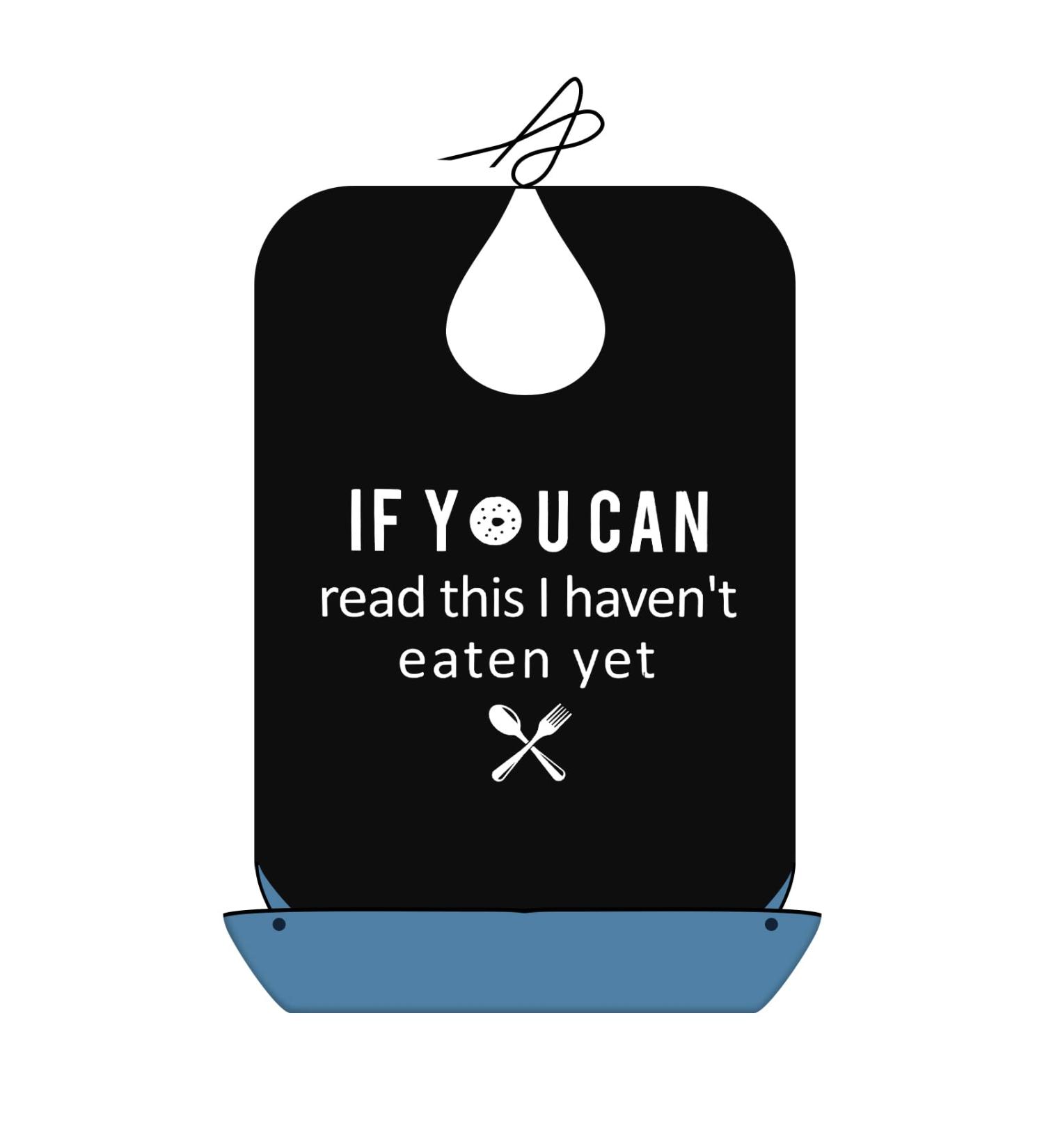 Washable Funny Adult Bibs with Crumb Catcher for Seniors - Personalised Clothing Protector for Elderly Men and Women - Buy Online on GoSupps.com