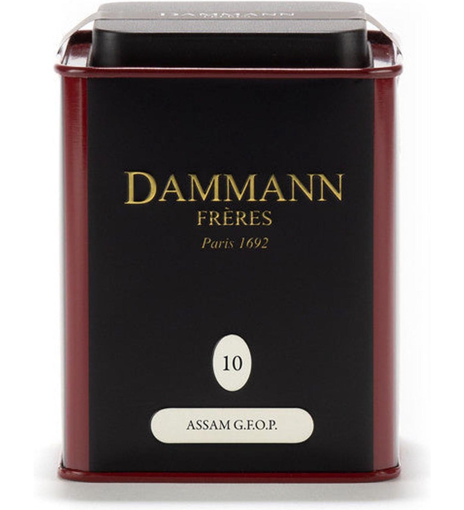  Dammann Fr res Dammann Assam G.F.O.P Loose Leaf Black Tea Tin 100 grams - Buy Online on GoSupps.com