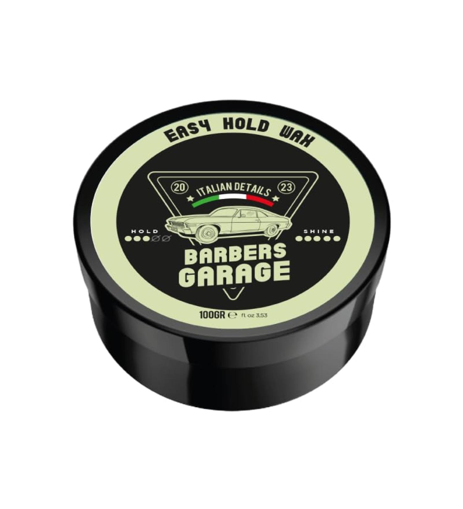 Barbers Garage - Structuring Water Wax (100g) - Italian Detailing - Stunning Shine Effortless Styling for All Hair Types and Textures - Buy Online on GoSupps.com