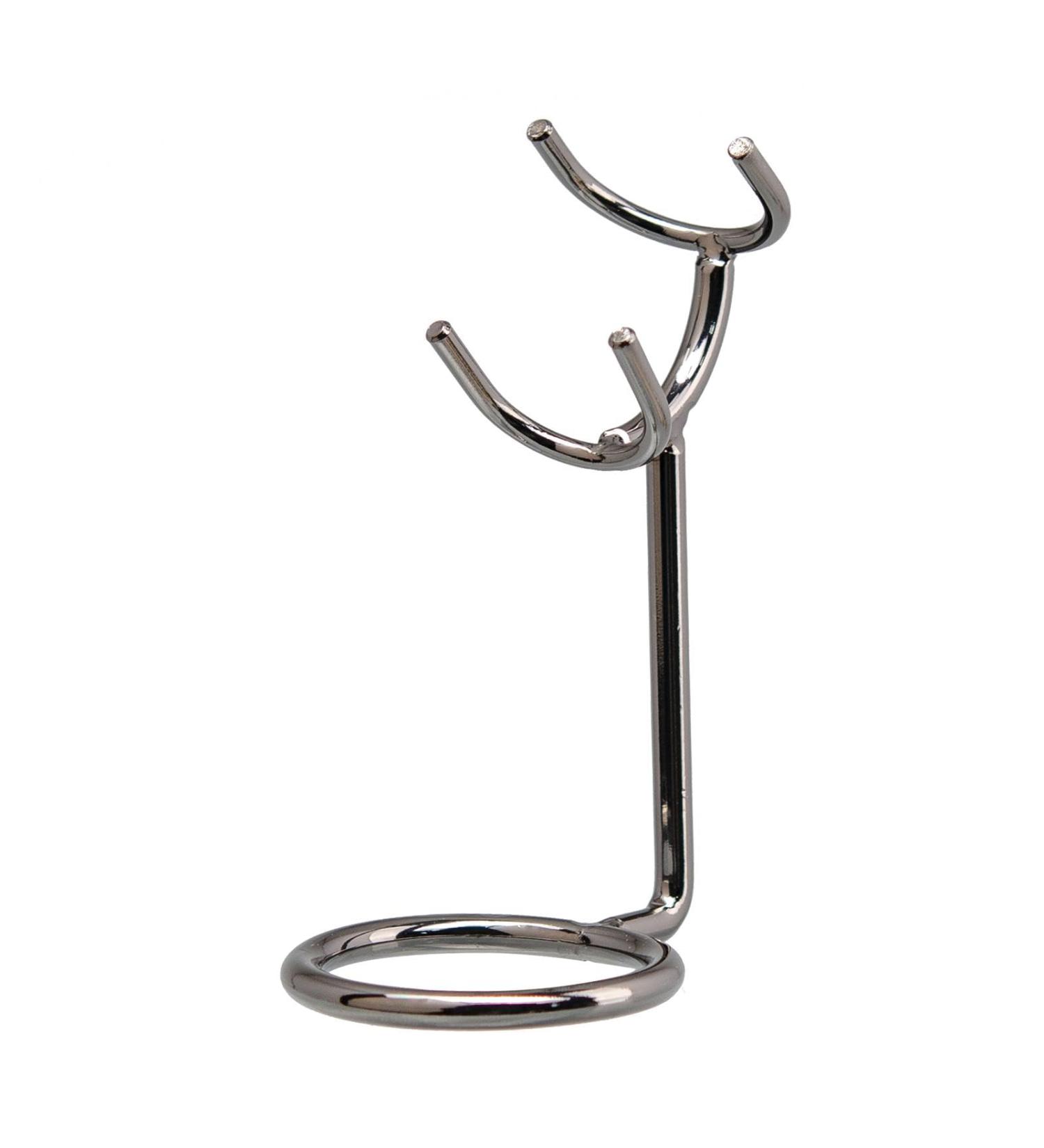 Harilla Razor Brush Holder | Universal Hanging Stand for Salon | Rapidly Drying Dark Silver Holder | Perfect Birthday Gifts - Buy Online on GoSupps.com