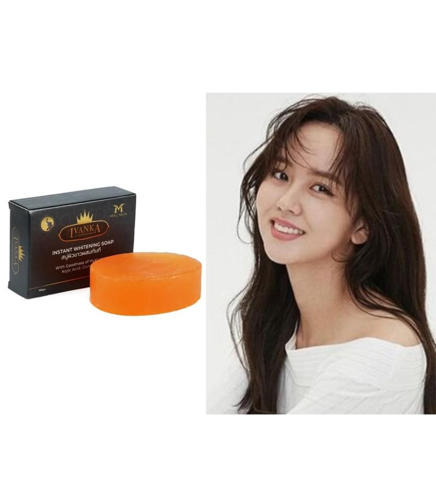  MACARIA Ivanka Instant Whitening Soap Glutathione Soap by Bangkok Technology Result Within 2 Minute - Buy Online on GoSupps.com