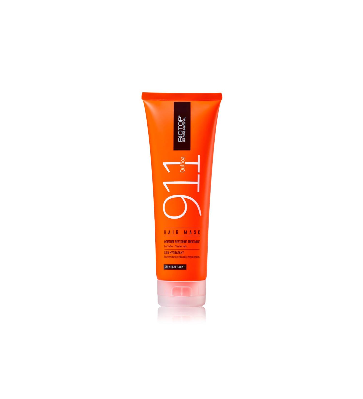 Biotop Professional 911 Quinoa Hair Mask - Repair & Restore Dry Damaged Hair | Color Safe & Cruelty Free | 8.45 oz/250ml - Buy Online on GoSupps.com