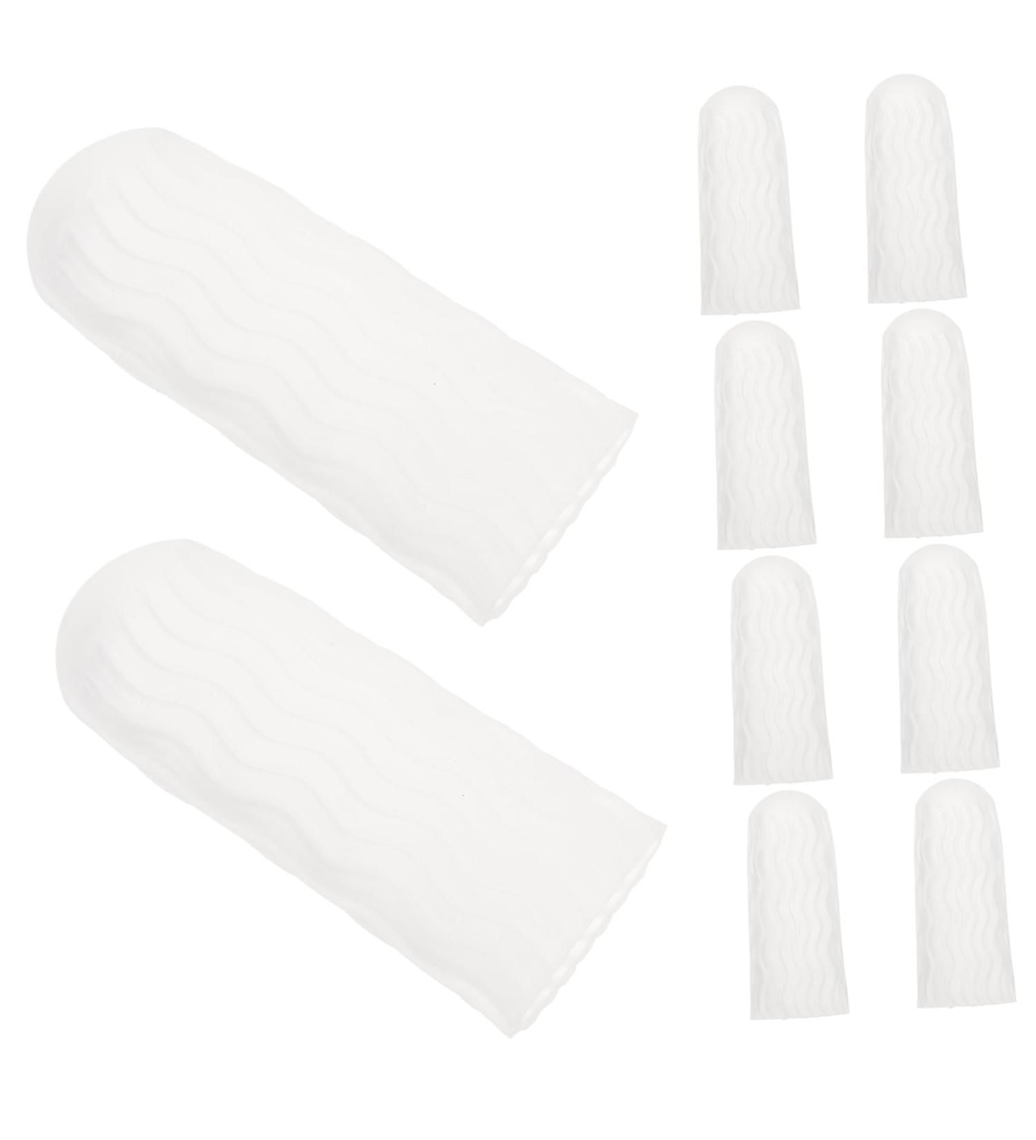 FRCOLOR 10pcs Silicone Finger Protective Sleeves | Ultimate Fingertip Protection for Men & Women | Durable Sleeve Protectors & Toe Tool - Buy Online on GoSupps.com