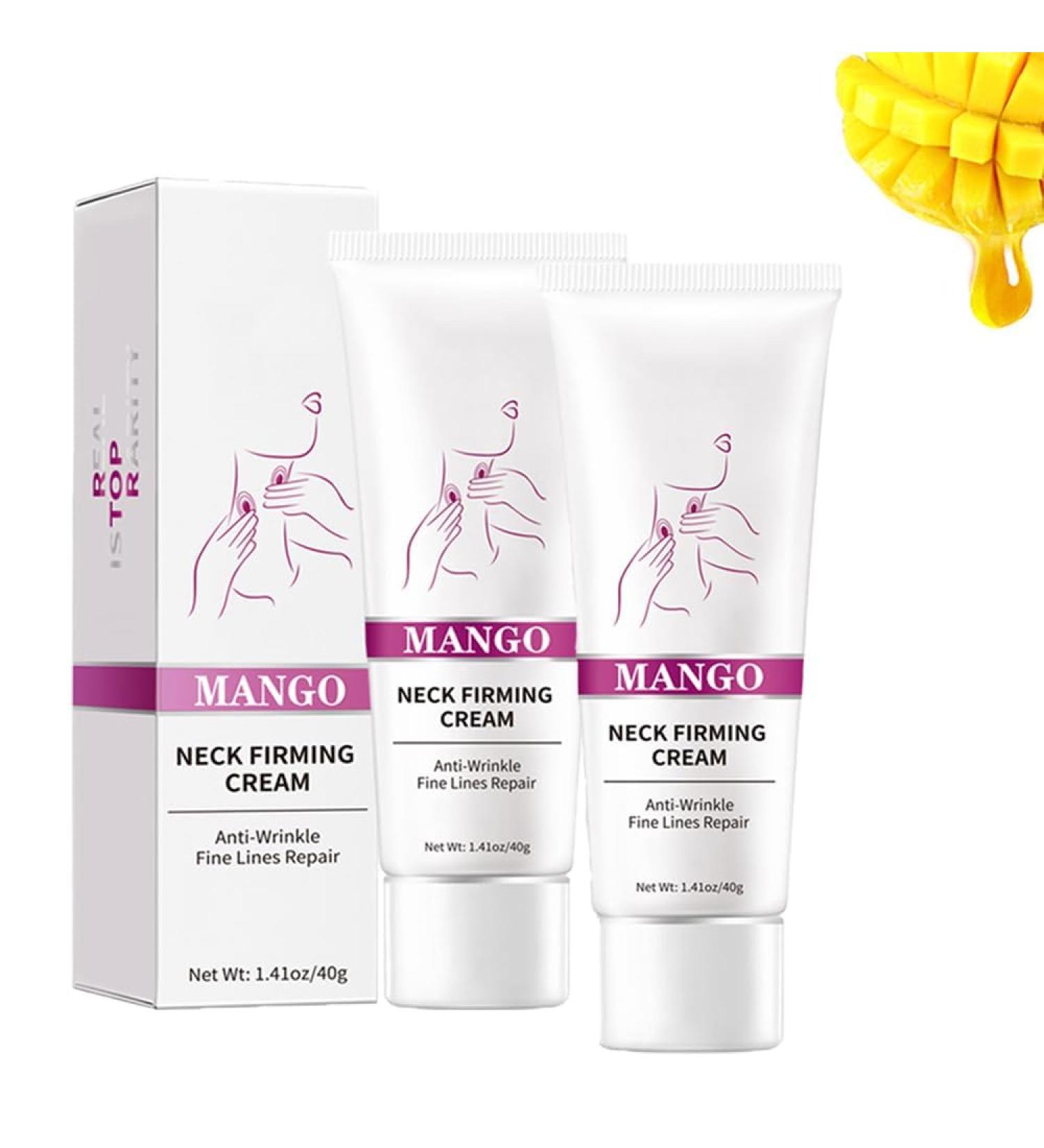 EXQST Mango Neck Firming Cream Mango Neck Firming Regenerating Cream Anti-aging firms sagging skin and reduces wrinkles - Buy Online on GoSupps.com