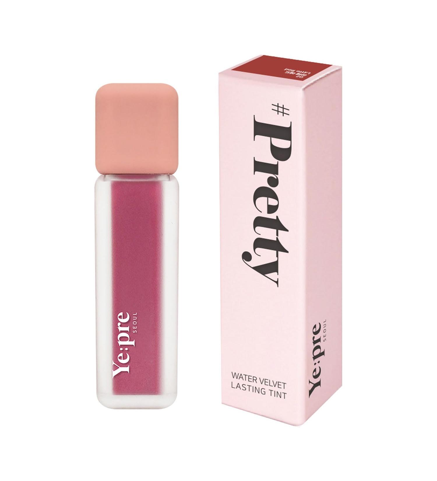 Pretty Water Velvet Lasting Tint (02 Latte Red) - Vegan Lip Color | Yepre | International Shipping Available - Buy Online on GoSupps.com