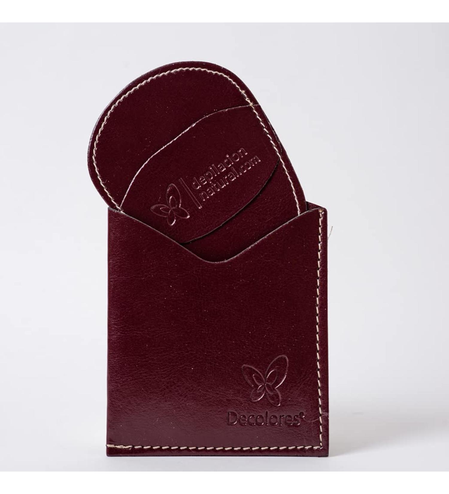  pilation naturelle et indolore pour le corps id al pour le soin de la peau 10 disques de rechange en min ral de silicium. Gant et tui couleur bordeaux. - Buy Online on GoSupps.com
