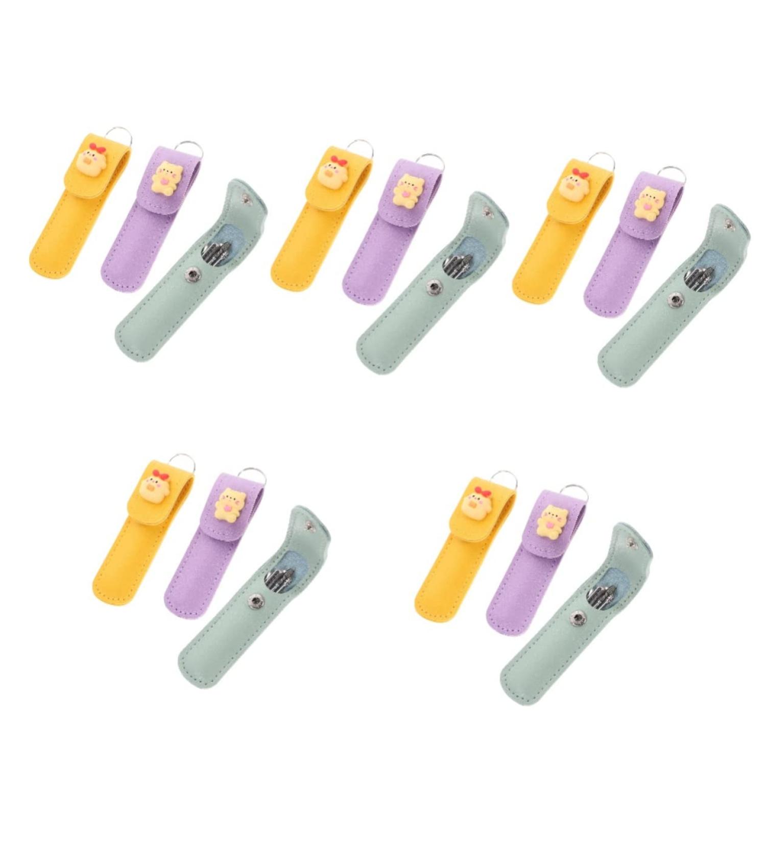 Healifty 15 Sets Earwax Remover Tool Kit - Ear Cleaning & Wax Extraction Tweezer Set for Ear Care - Cute Design - Buy Online on GoSupps.com