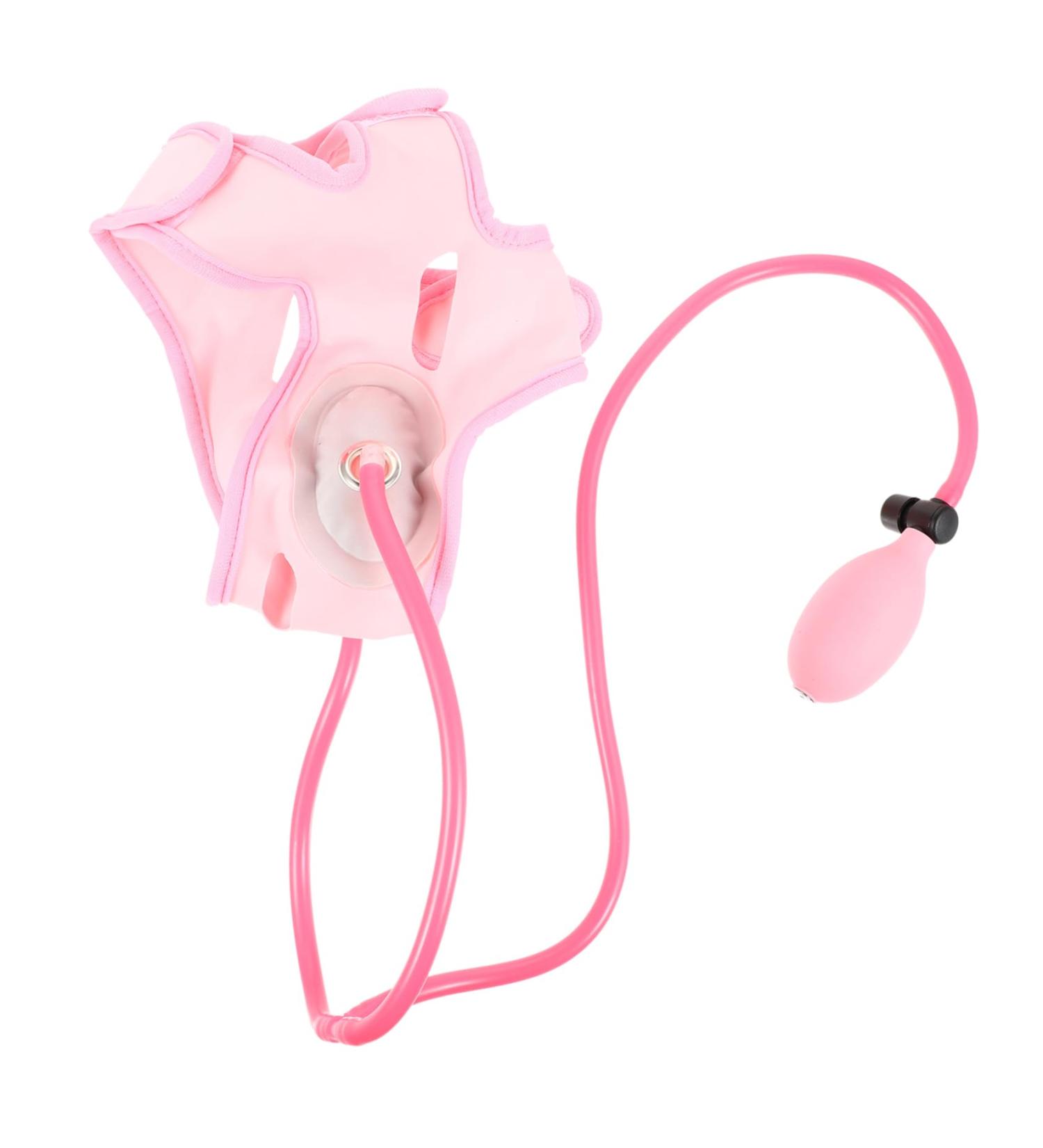 Outanaya 1pc Inflatable Face Strap Girl Tool Face Shaper Band Face Lifting Strap Pink Fabric - Buy Online on GoSupps.com