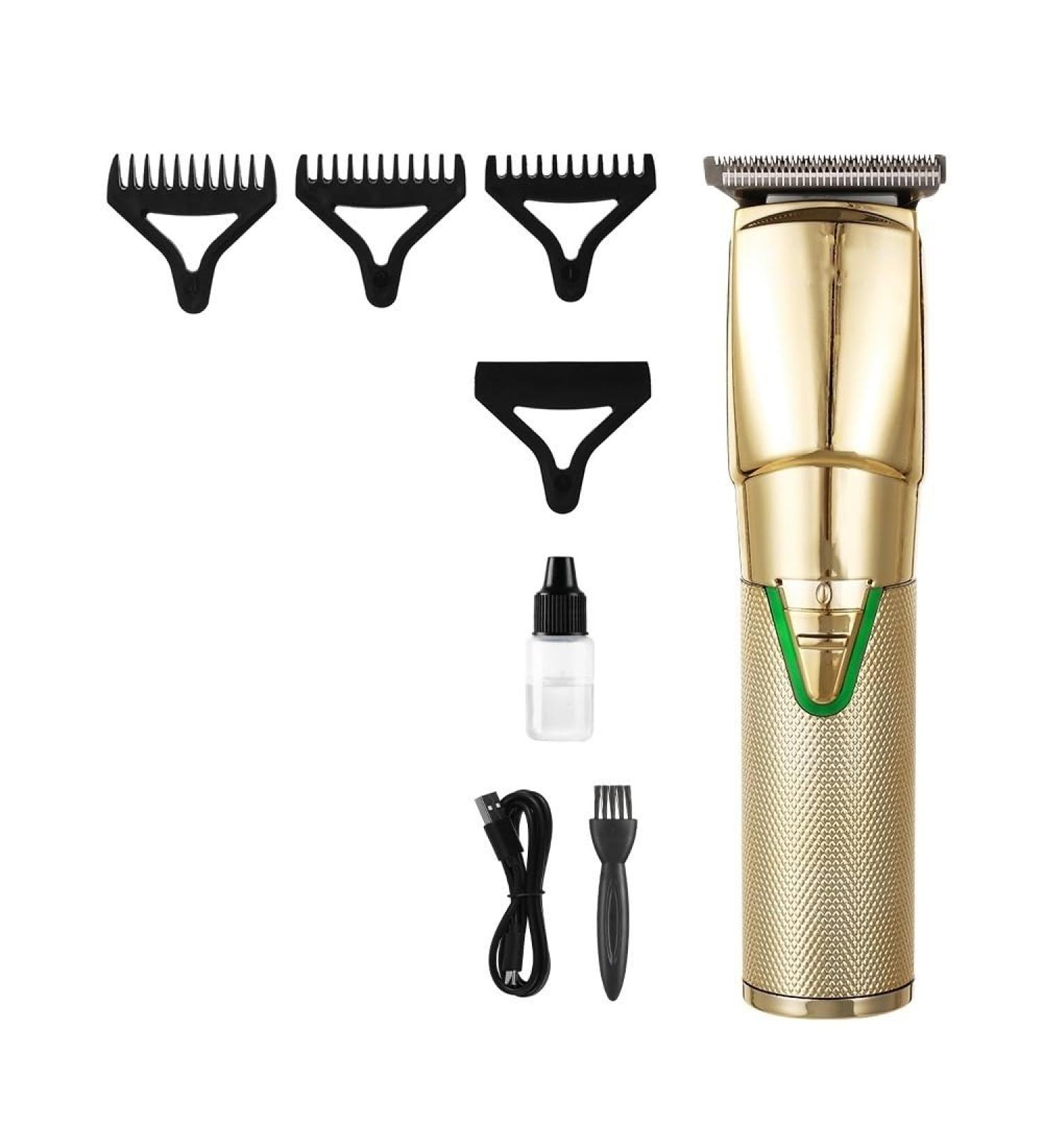 Gold Electric Hair Clippers | Professional Metal Hair Clipper for Salon & Home Use | International Shipping Available - Buy Online on GoSupps.com