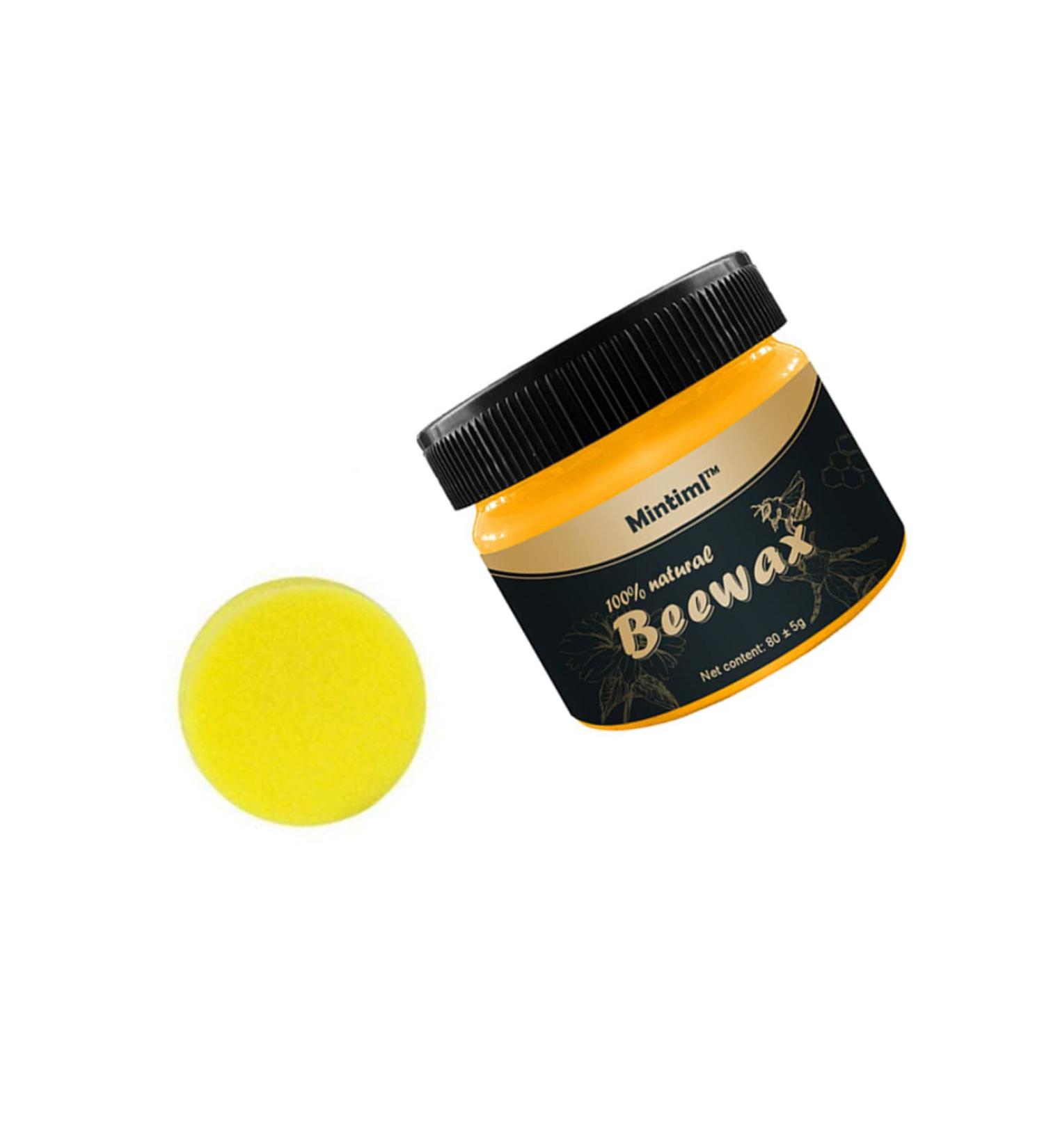 COHEALI Floor Wax - 2pc Beeswax Furniture Care & Maintenance | Unscented Multipurpose Polishing Sponge for Wooden Floors | Natural Wood Seasoning - Buy Online on GoSupps.com