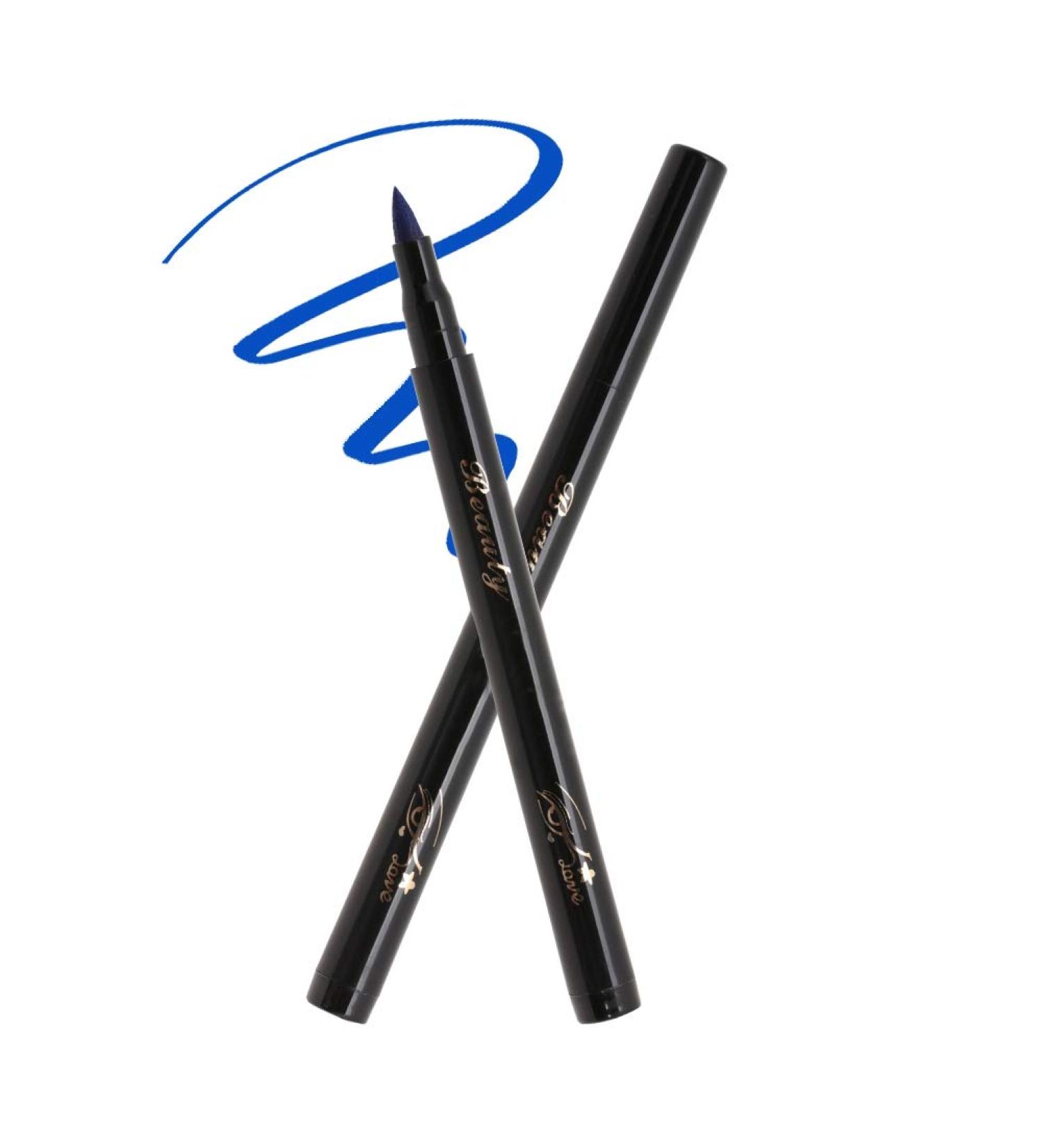 Liquid Eyeliner Pen Smudge Proof Eyeliner Long Lasting Fine Tip Eyeliner Pen for Precise Lines & Definition Precision Eyeliner Tool(Blue) - Buy Online on GoSupps.com