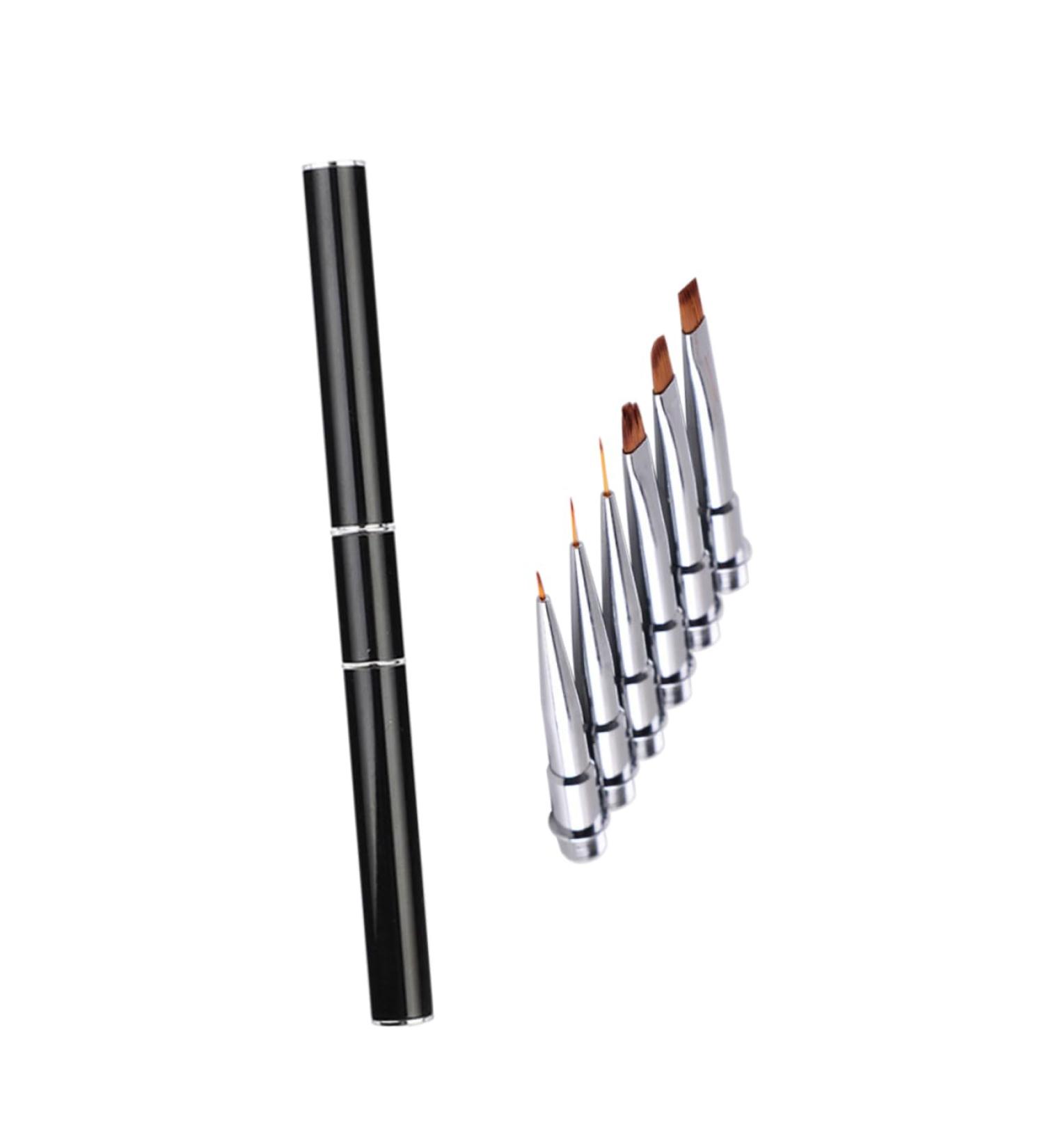 Beaupretty Drill Set nail dotting painting pen Nail Dotting Pen nails art pen Nail Drawing Pen liner brush for eyes nail Nail Art Supplies Nail Design Brush Pen nail drill Pen 17cm Black - Buy Online on GoSupps.com