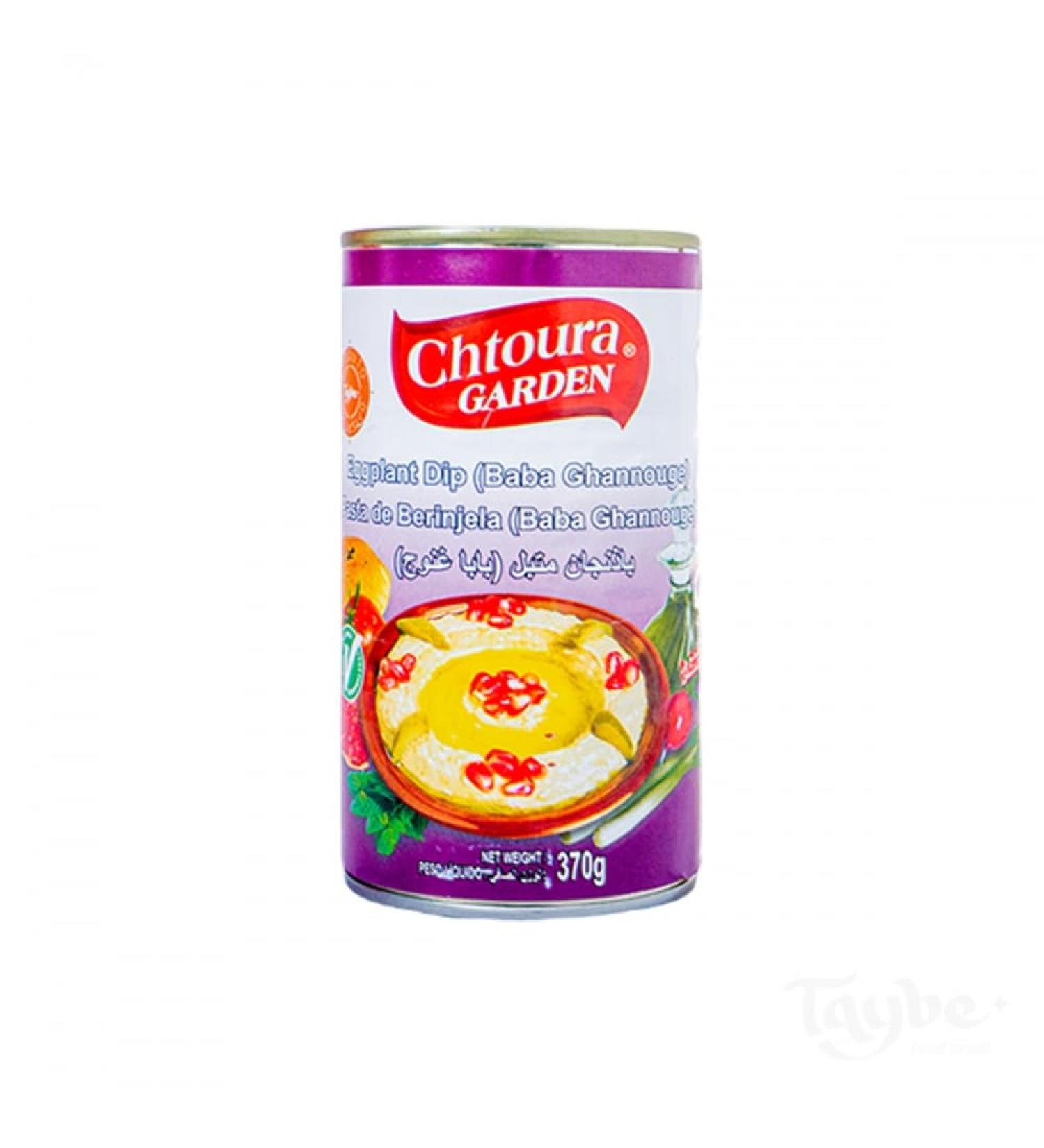 Chtoura Garden - Canned Eggplant Puree - (Baba Ghannouge) from Lebanon 370 grams - Buy Online on GoSupps.com