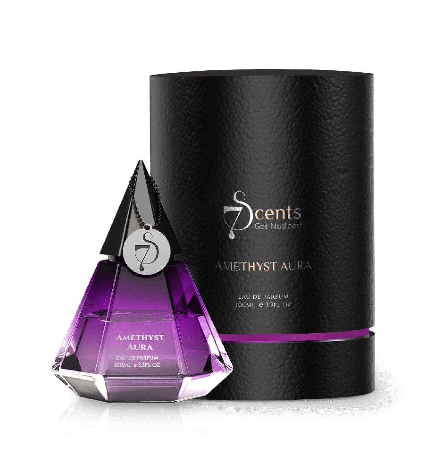 7'S Unisex Perfume Long-Lasting Luxury Fragrance for Men & Women Eau de Parfum 100ml for Valentine's Day & Special Occasions (AMETHYST AURA - Fresh) - Buy Online on GoSupps.com