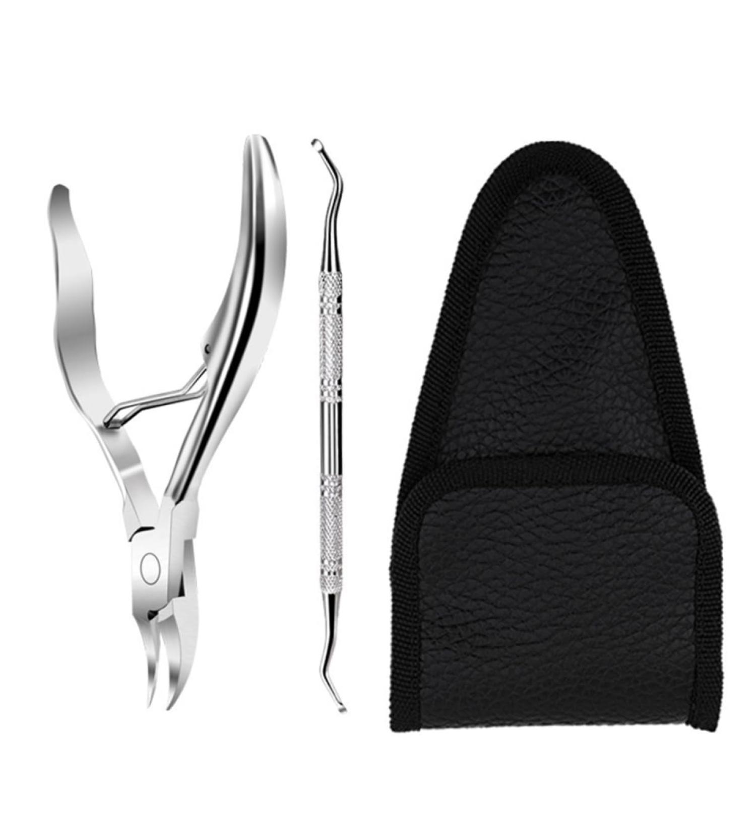 VINTORKY 1 Set Manicure 2-piece Set Stainless Coworker Alchohol Friend Pals Trimmer Nails Cuticle Nail Finger Pliers Double Head Tool Nail Clippers - Buy Online on GoSupps.com
