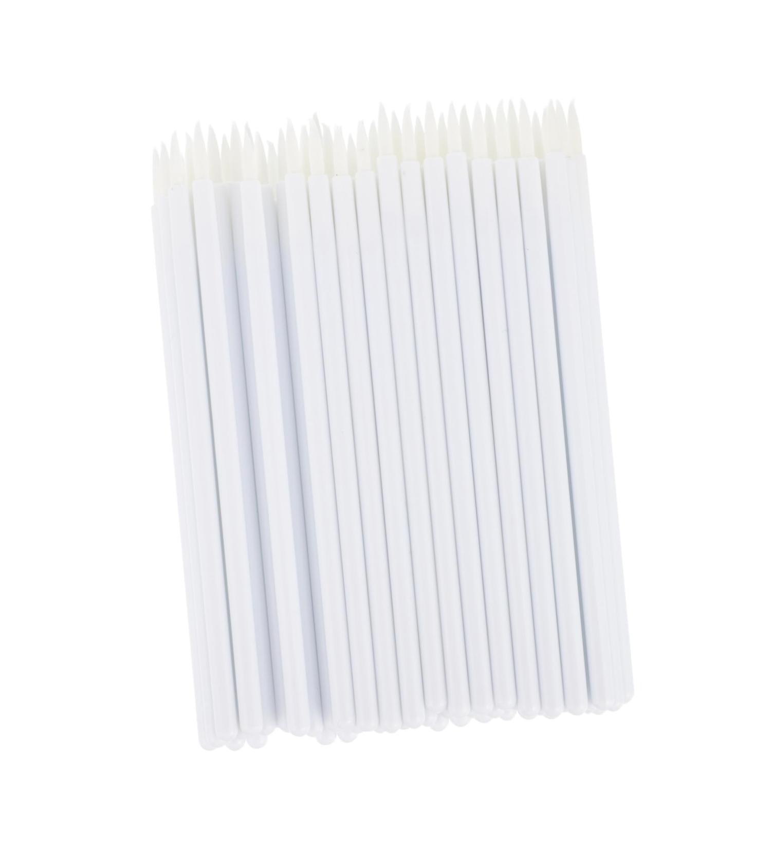SKISUNO 100pcs Disposable Eyeliner Brush Liquid Eyeliner Cosmetic Eyeliner Wand Makeup Eye Tool Girl Make up 9x6.5cm White - Buy Online on GoSupps.com