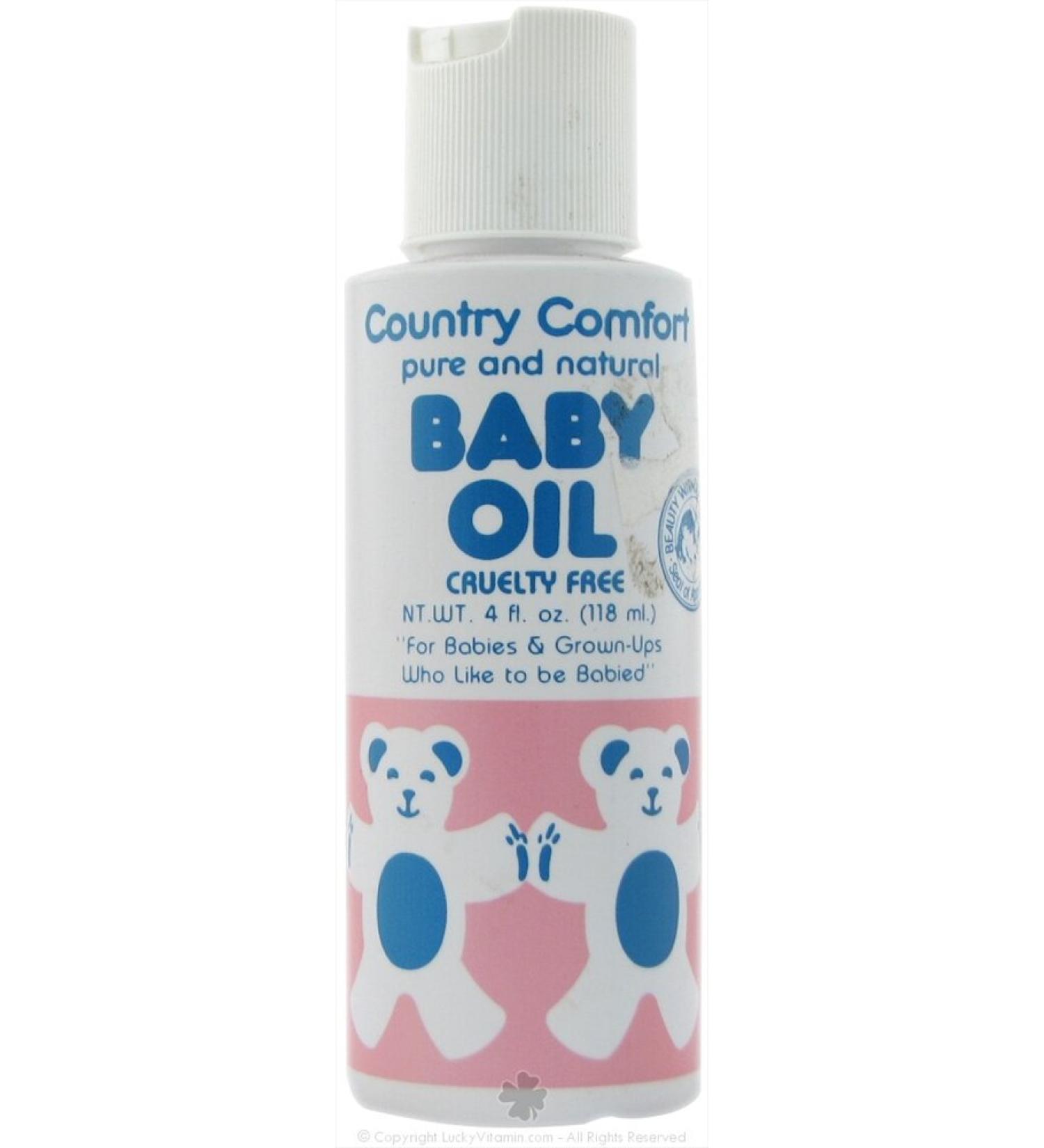 Country Comfort Herbals Baby Oil - 4 Oz Pack of 2