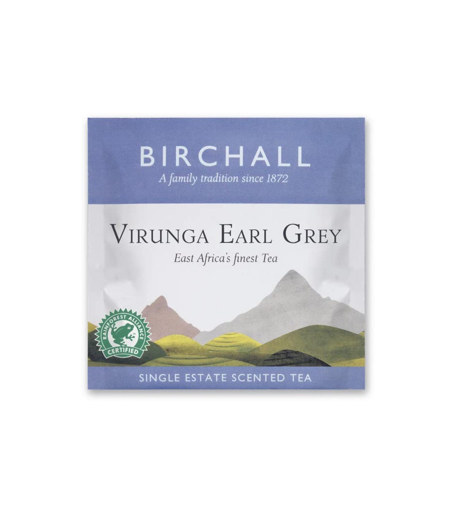 Birchall Tea - Virunga Earl Grey Tea - 6 Boxes of 20 Enveloped Plant-Based Earl Grey Tea Bags - A Perfectly Aromatic and Uplifting Brew for Your Mornings and Afternoons - Buy Online on GoSupps.com