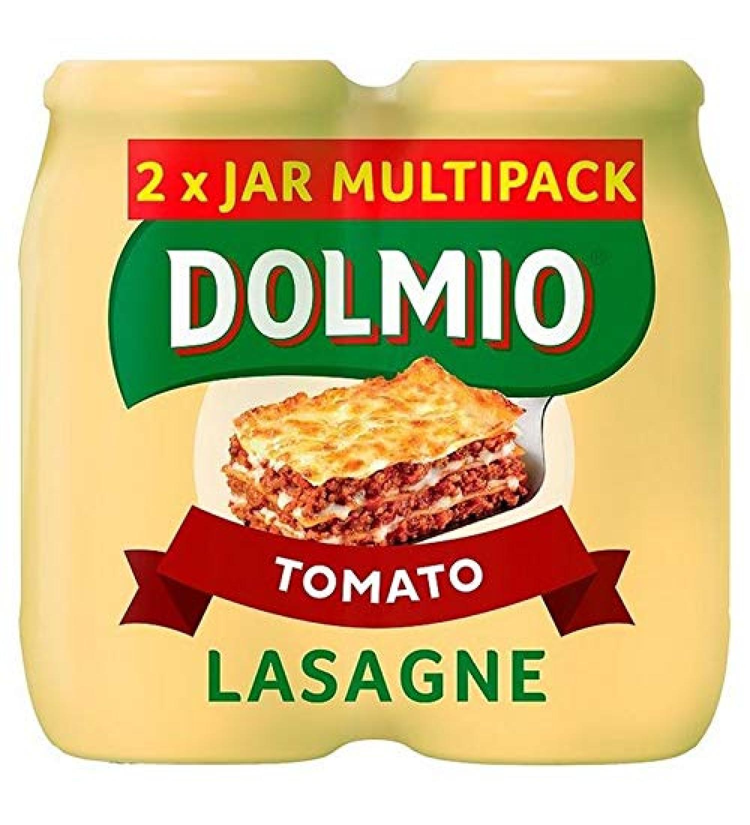 UNCLE BEN'S 2x Dolmio Lasagne Sauce Tomate Rouge Originale - Multipack 2 X 500G