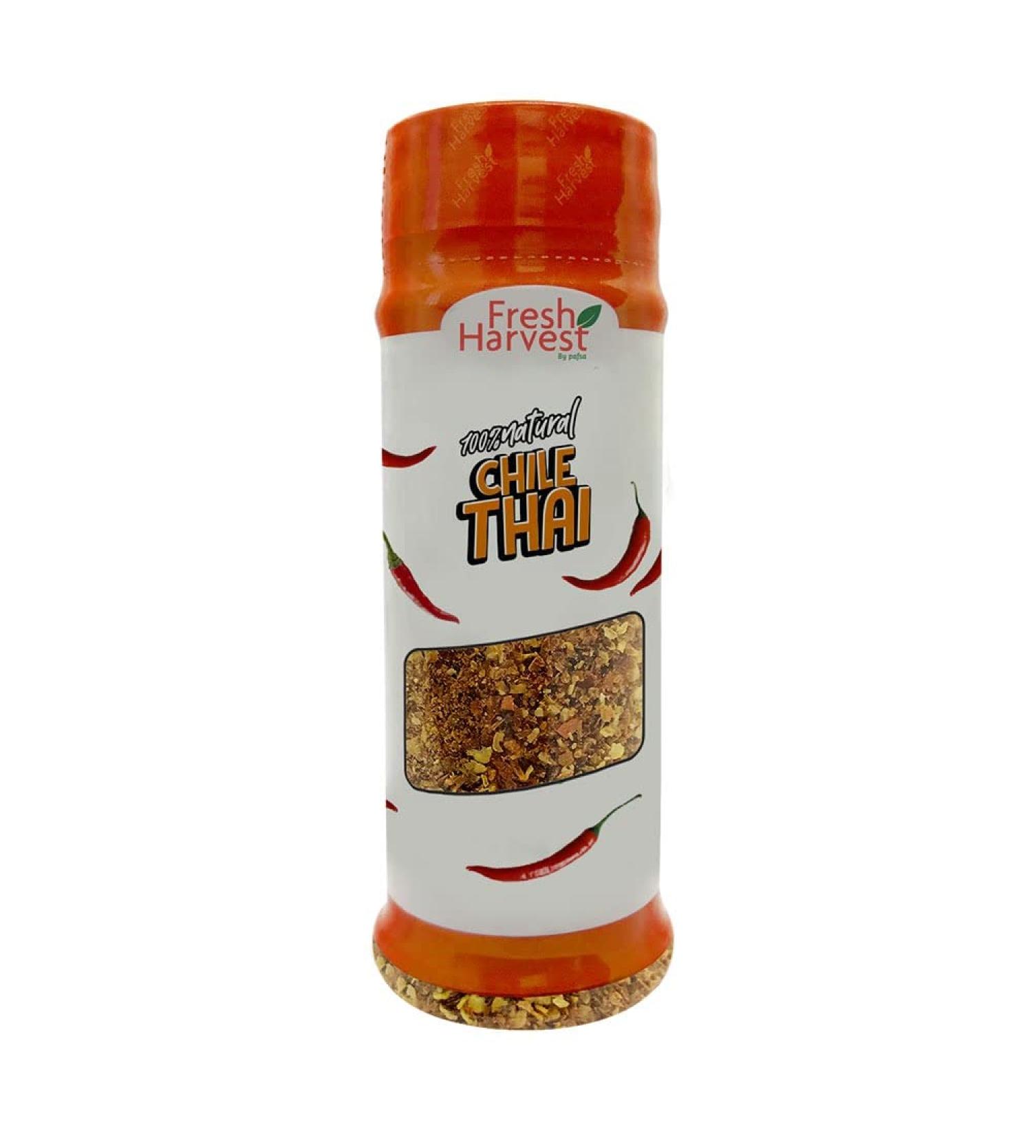 Fresh Harvest ground Thai chilli 50g/ Chile Thai molido picoso. Hot - Buy Online on GoSupps.com