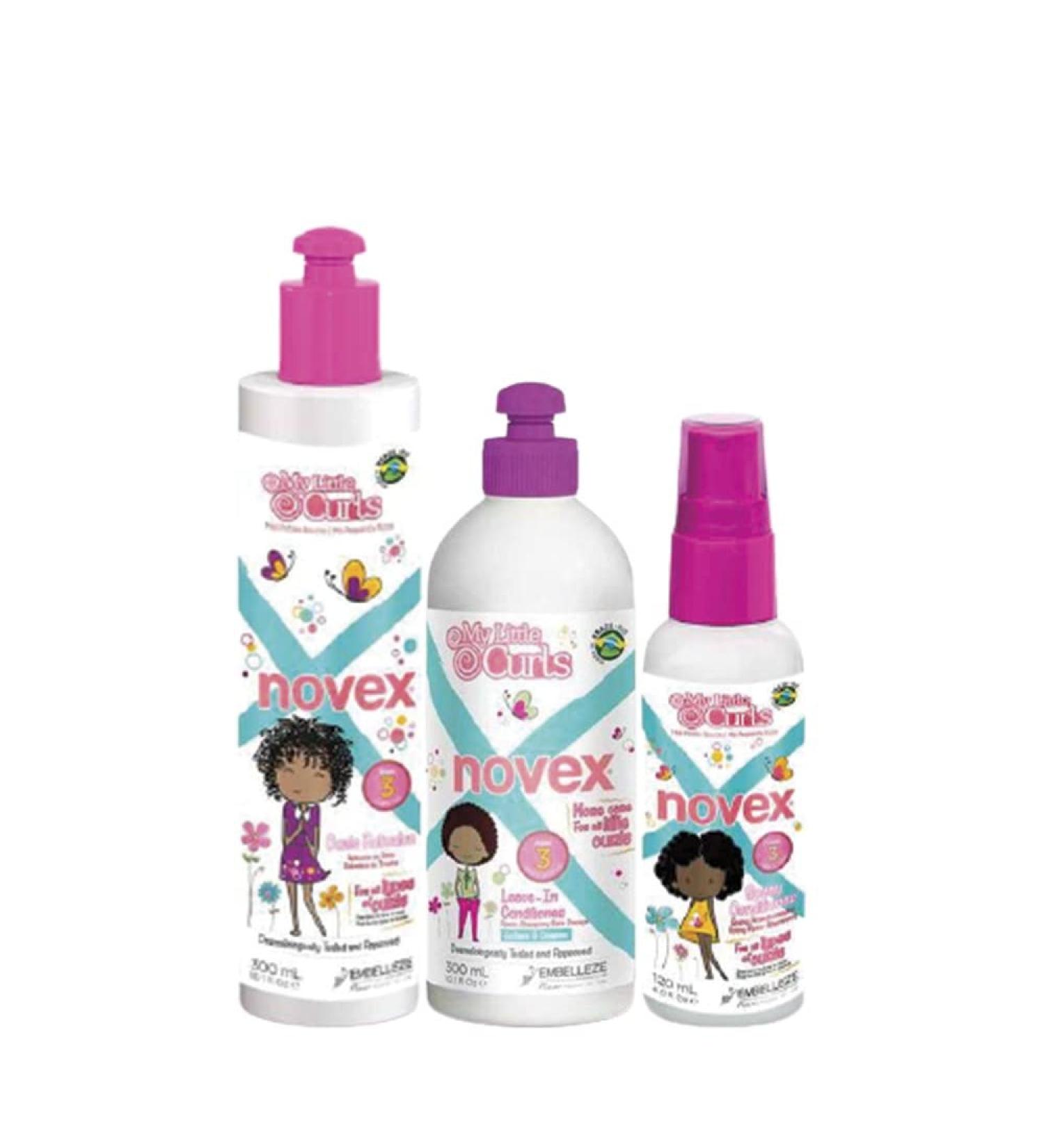 NOVEX My Little Curls Styling Bundle - Natural Oils for Kids - Curly Girl Friendly Formula for Moisture, Nutrition, and Shine - Buy Online on GoSupps.com