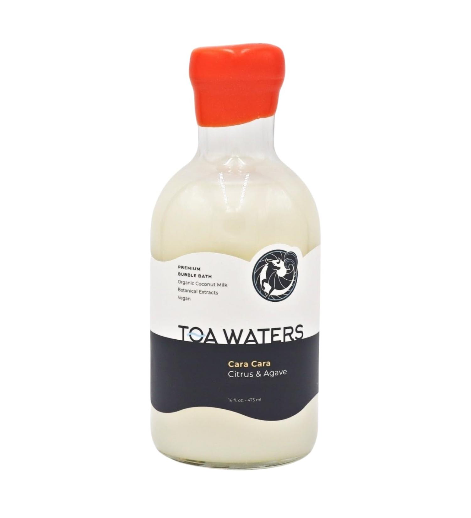 Cara Cara Bubble Bath - Citrus & Agave Scent | Moisturizing Organic Coconut Milk | Vegan Paraben-Free | Suitable for All Skin Types - 16 FL oz - Buy Online on GoSupps.com