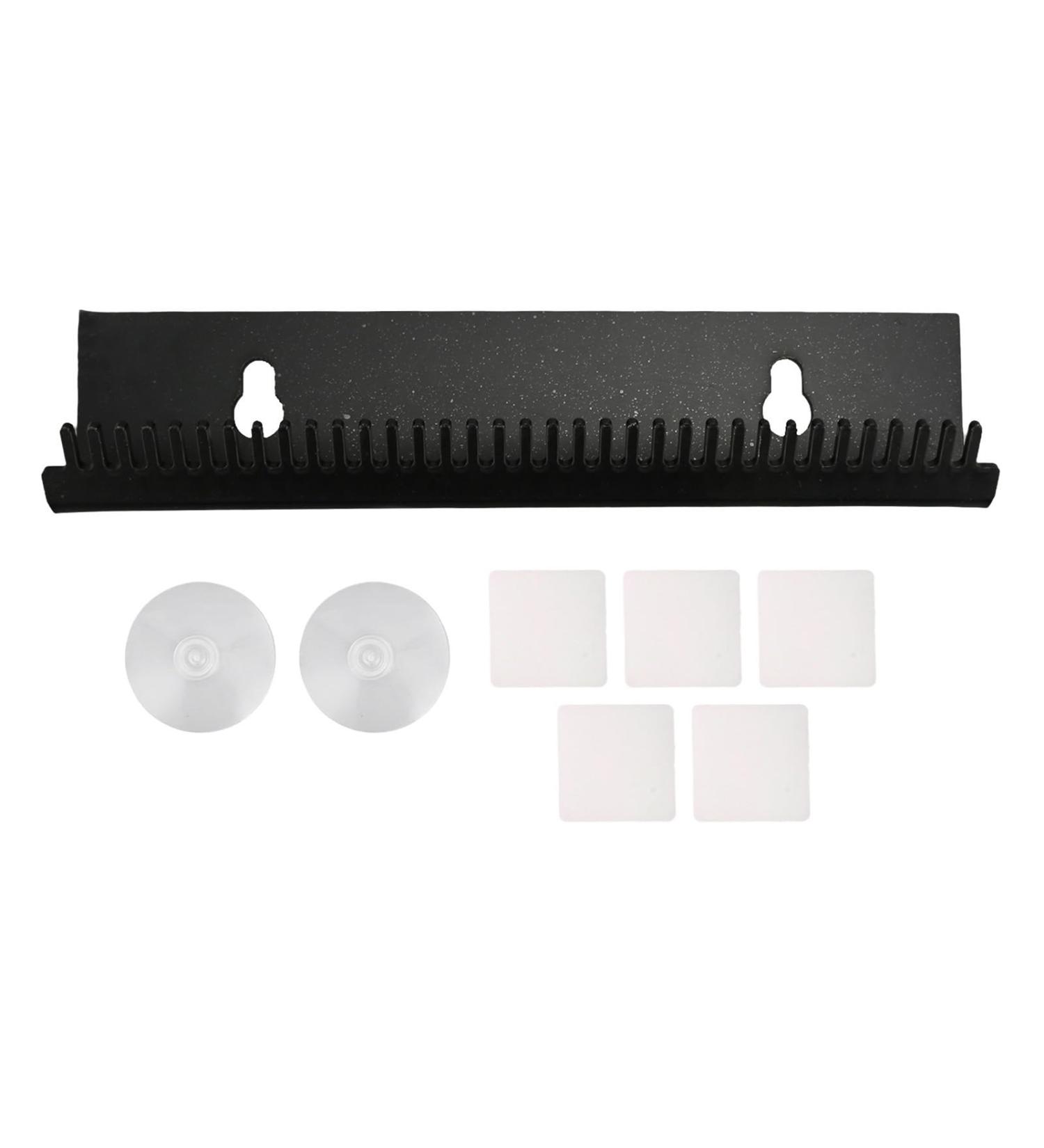Hair Extension Holder Acrylic Lightweight Hair Extension Display Braiding Hair Rack for Home Shops Wig Storage (Black) - Buy Online on GoSupps.com