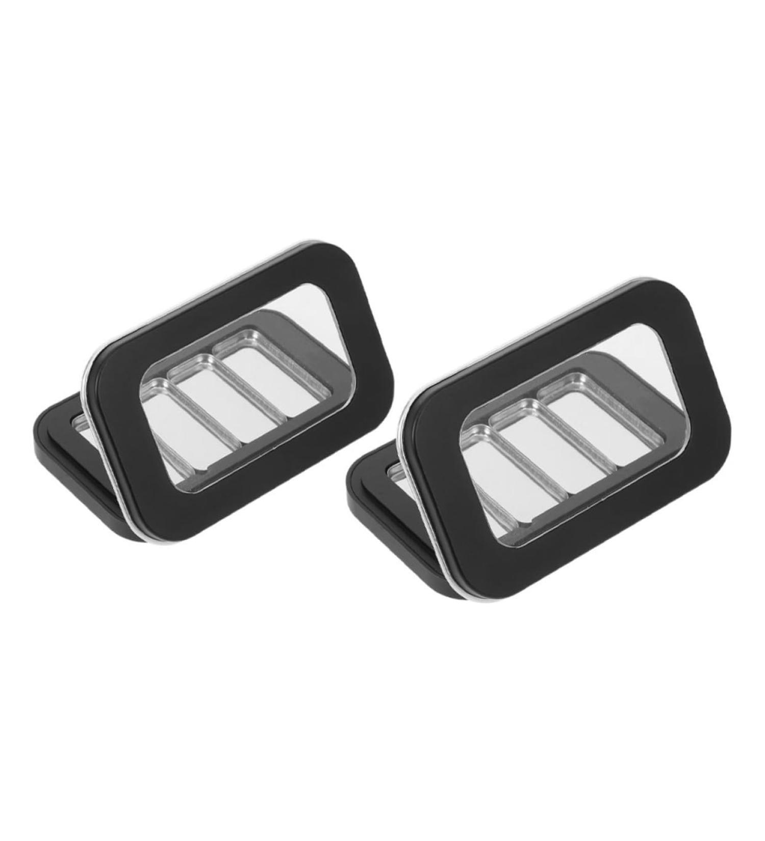 Palette Magn tique Vide 2 Pi ces Petit Format en Plastique Abs Noir Mat Porte-maquillage pour Fards Paupi res et Surligneurs Voyage Compacte - Buy Online on GoSupps.com