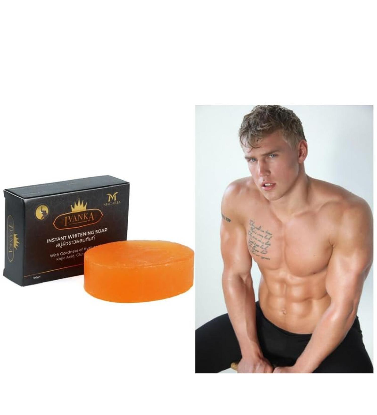  MACARIA Ivanka Instant Whitening Soap Full Body Whitening Soap Permanent For Men - Buy Online on GoSupps.com